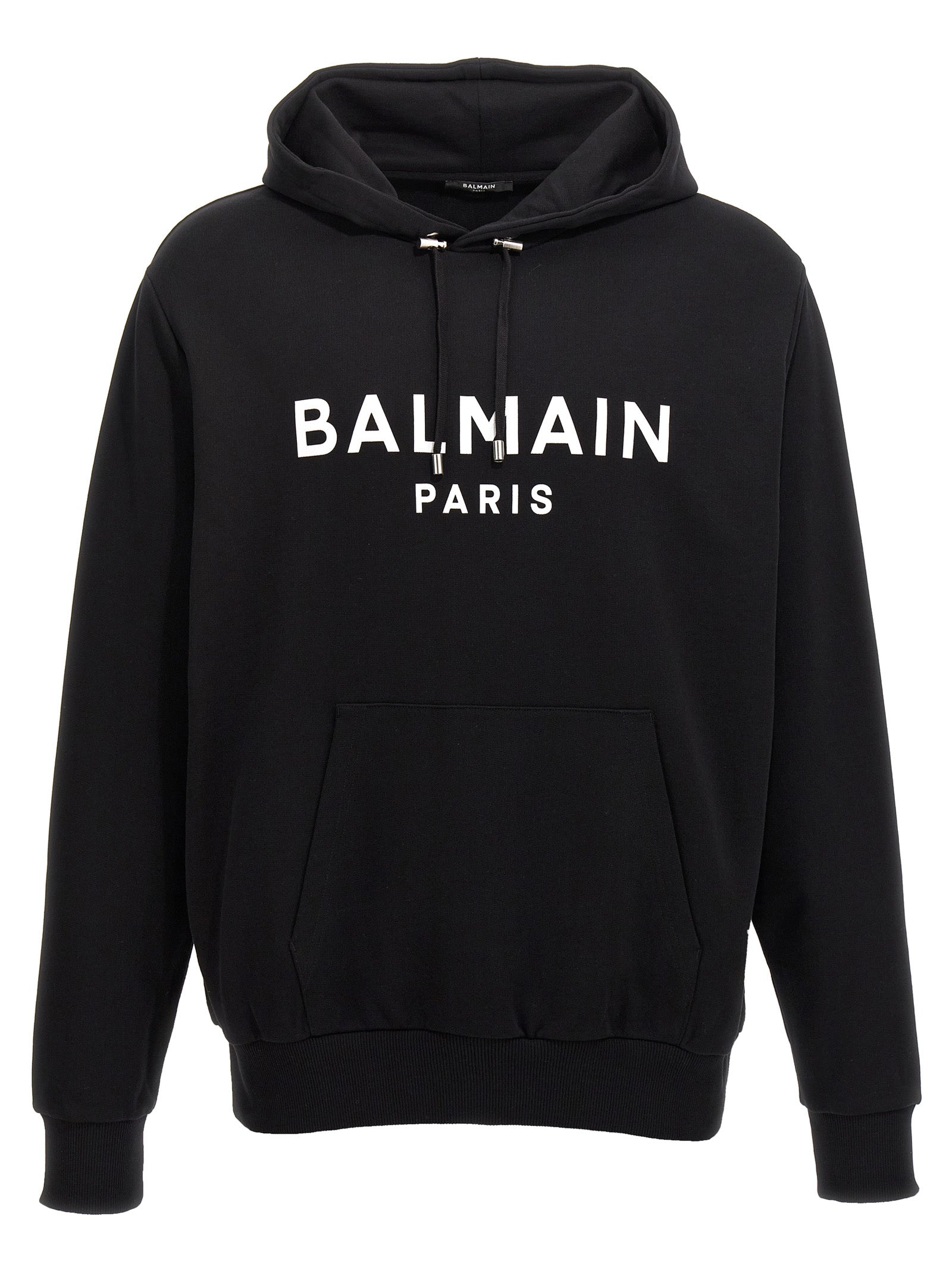 Balmain Logo Print Hoodie