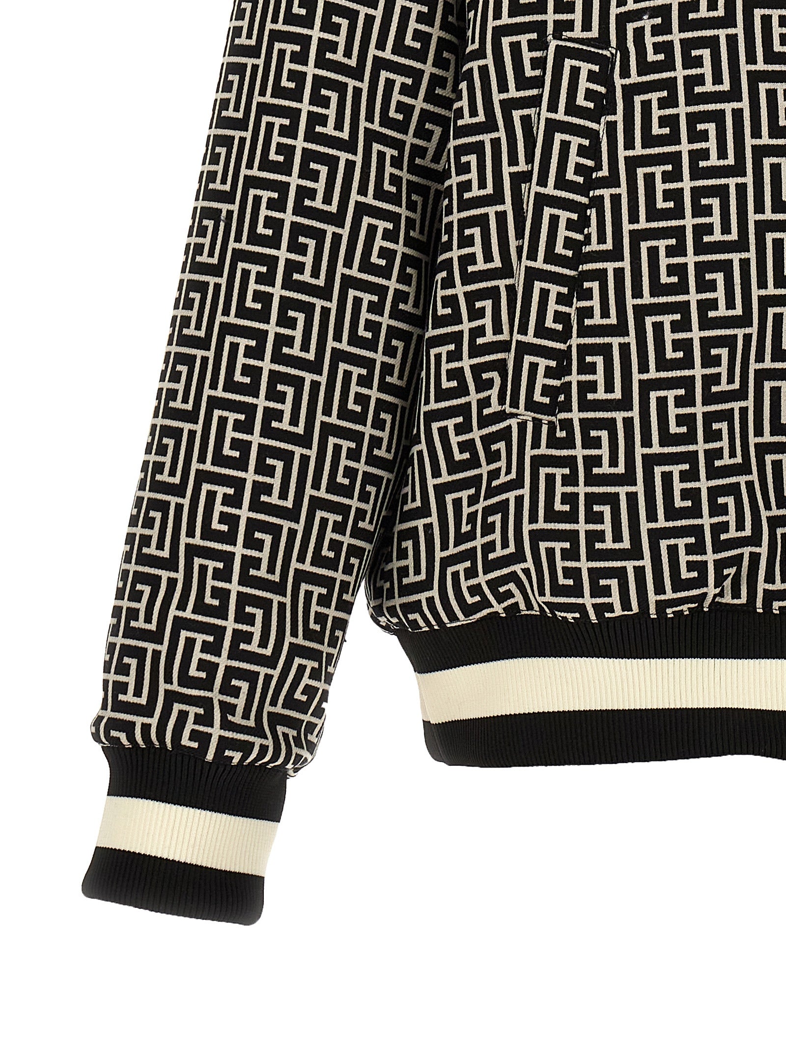 Balmain 'Monogram' Reversible Bomber Jacket