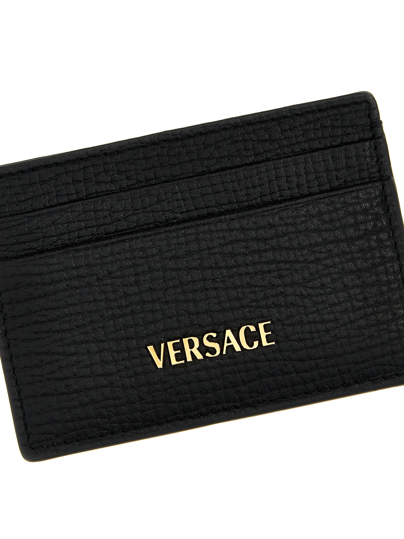 Versace 'Tag Logo' Card Holder