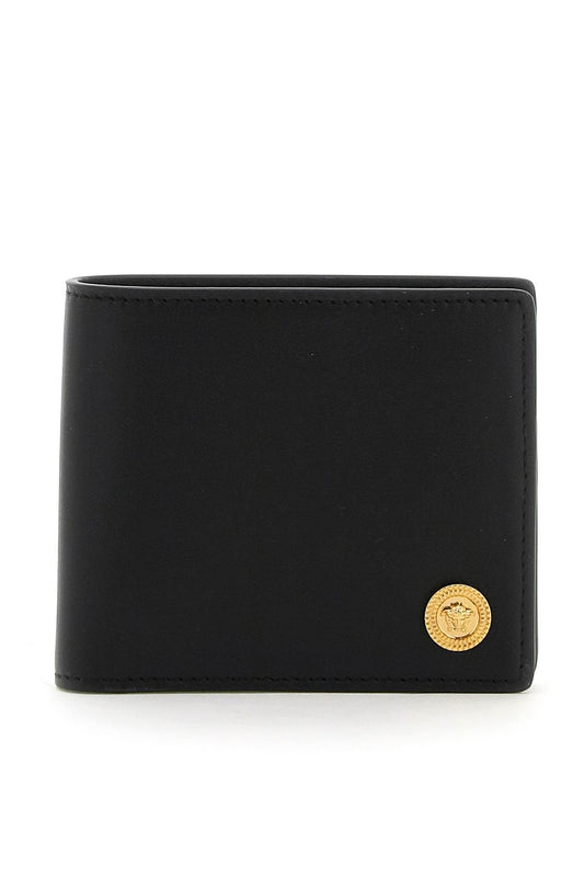 Versace Medusa Biggie Bi-Fold Wallet Black