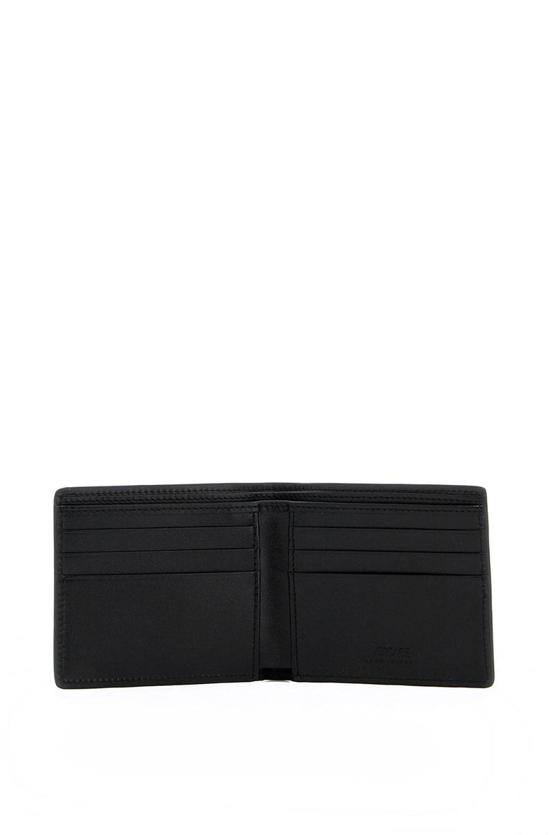 Versace Medusa Biggie Bi-Fold Wallet Black