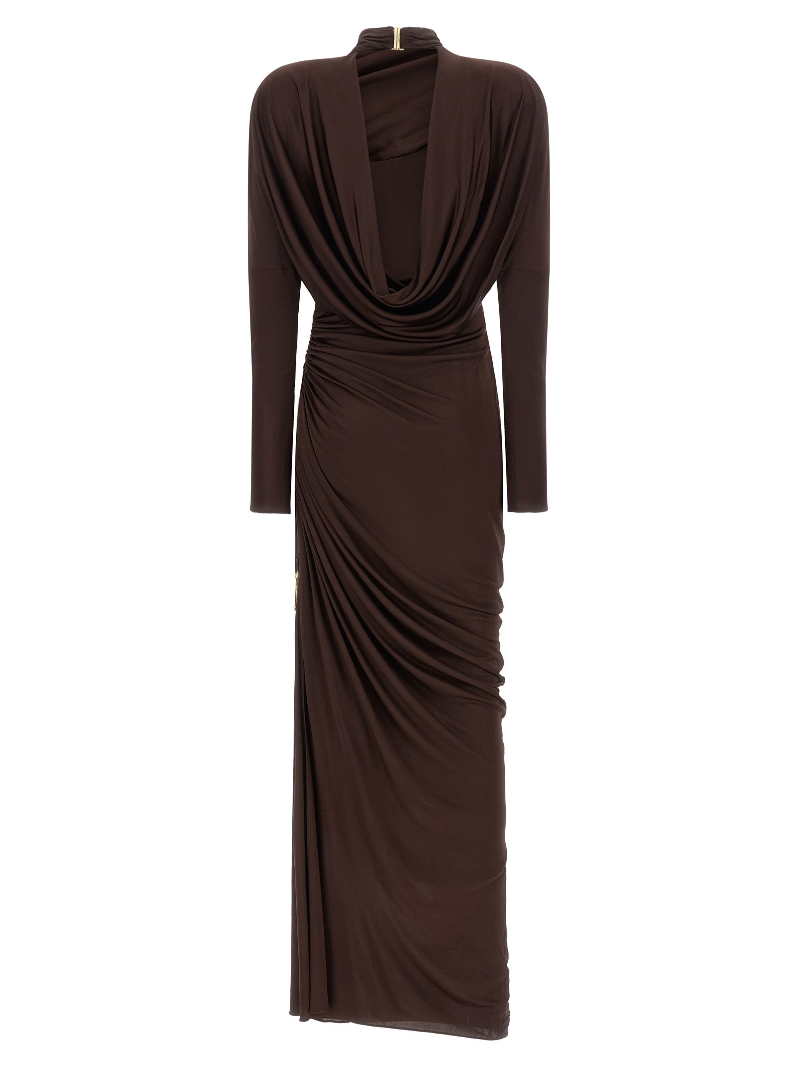 Balmain Draped Jersery Dress