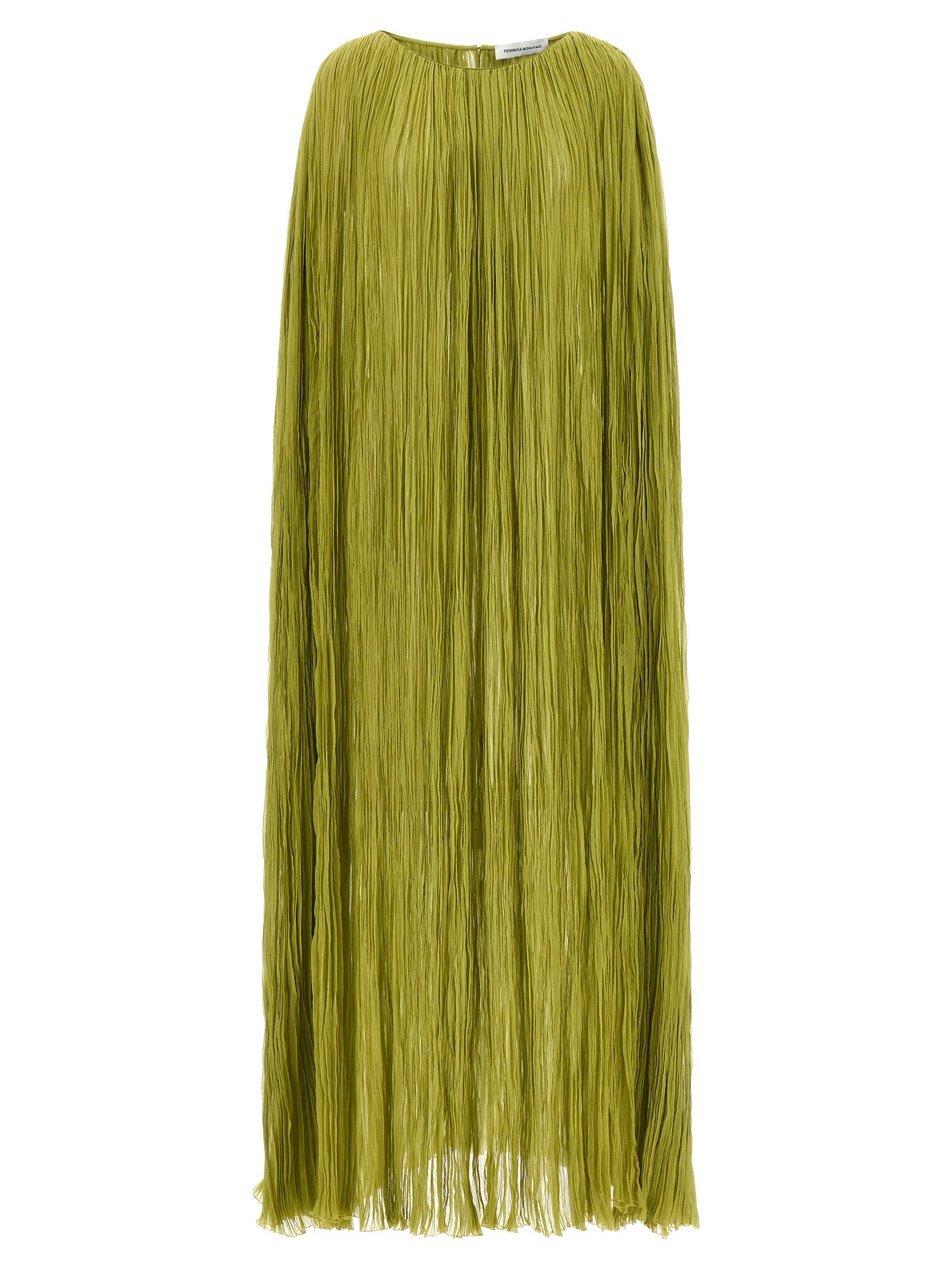 Federica Bonifaci 'The Pleated Dress Cape' Dress