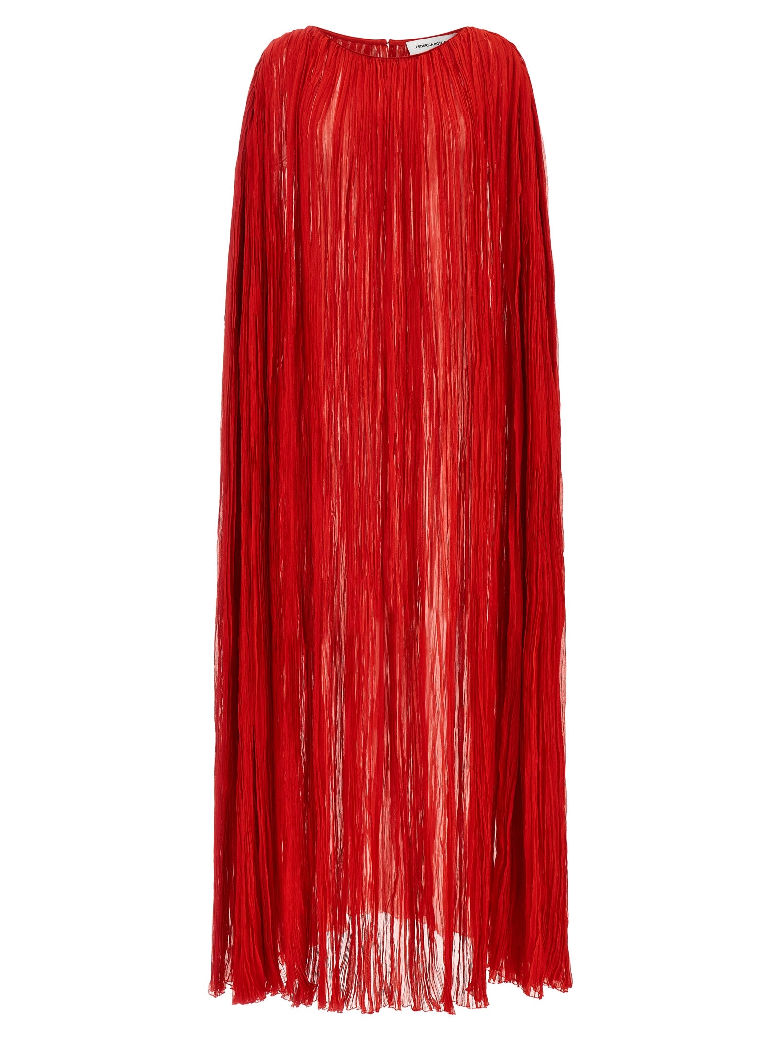 Federica Bonifaci 'The Pleated Dress Cape' Dress