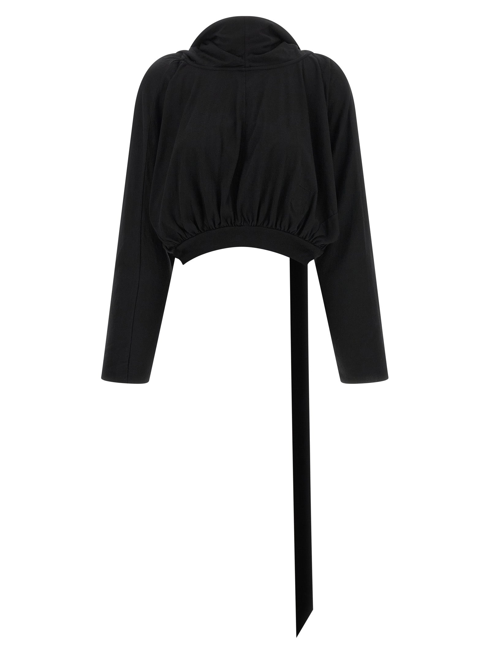 Drkshdw 'Cropped Hooded Top' Long Sleeve Sweater