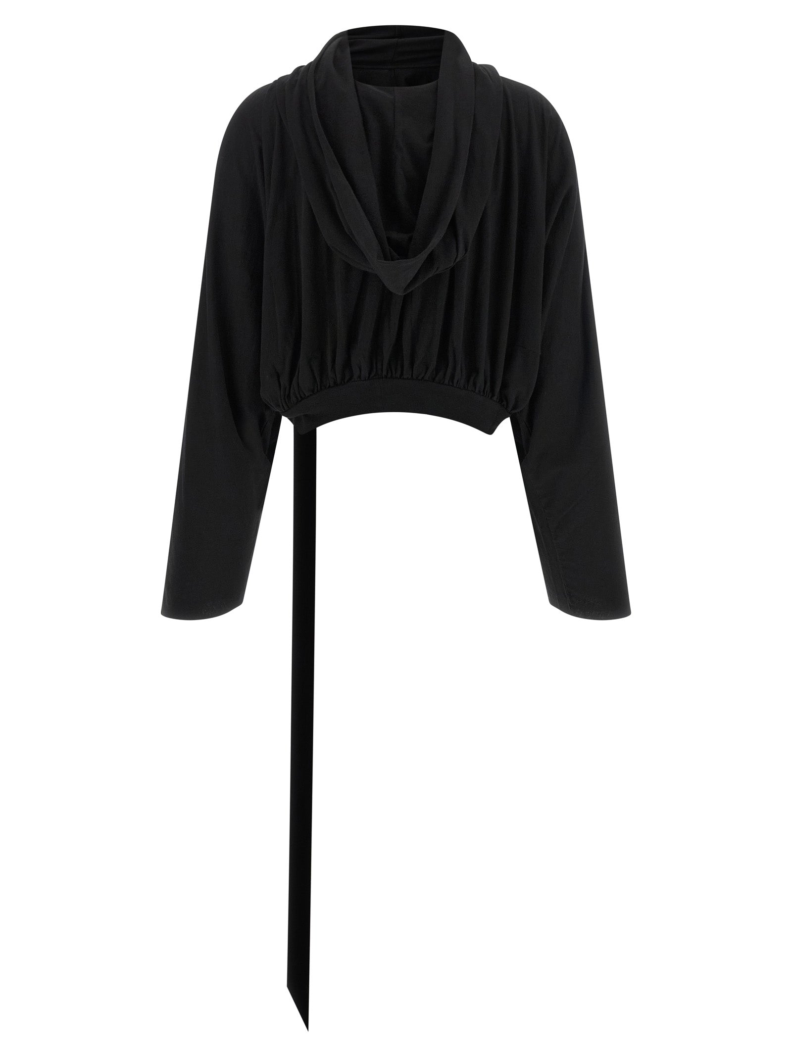 Drkshdw 'Cropped Hooded Top' Long Sleeve Sweater