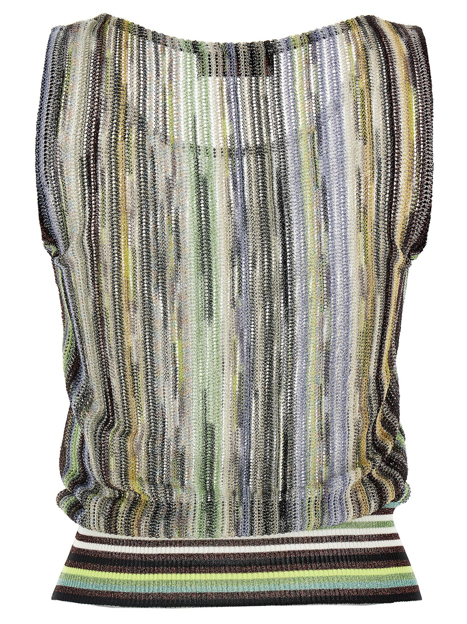 Missoni Striped Lamé Top