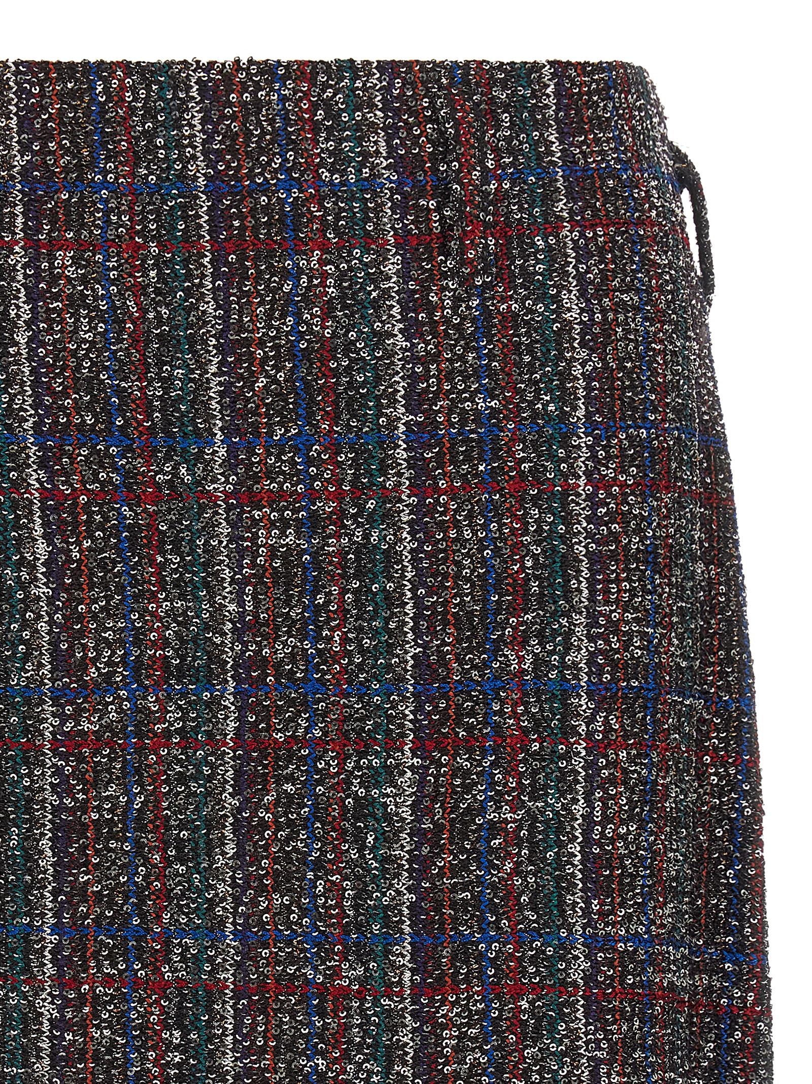 Missoni Sequin Tartan Skirt