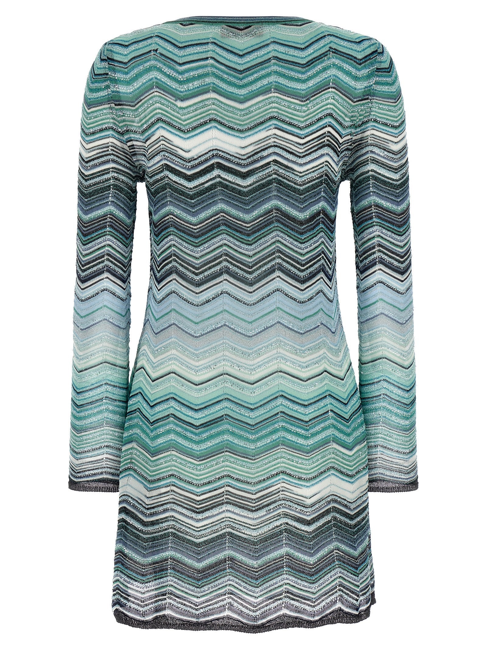 Missoni Chevron Lamé Dress