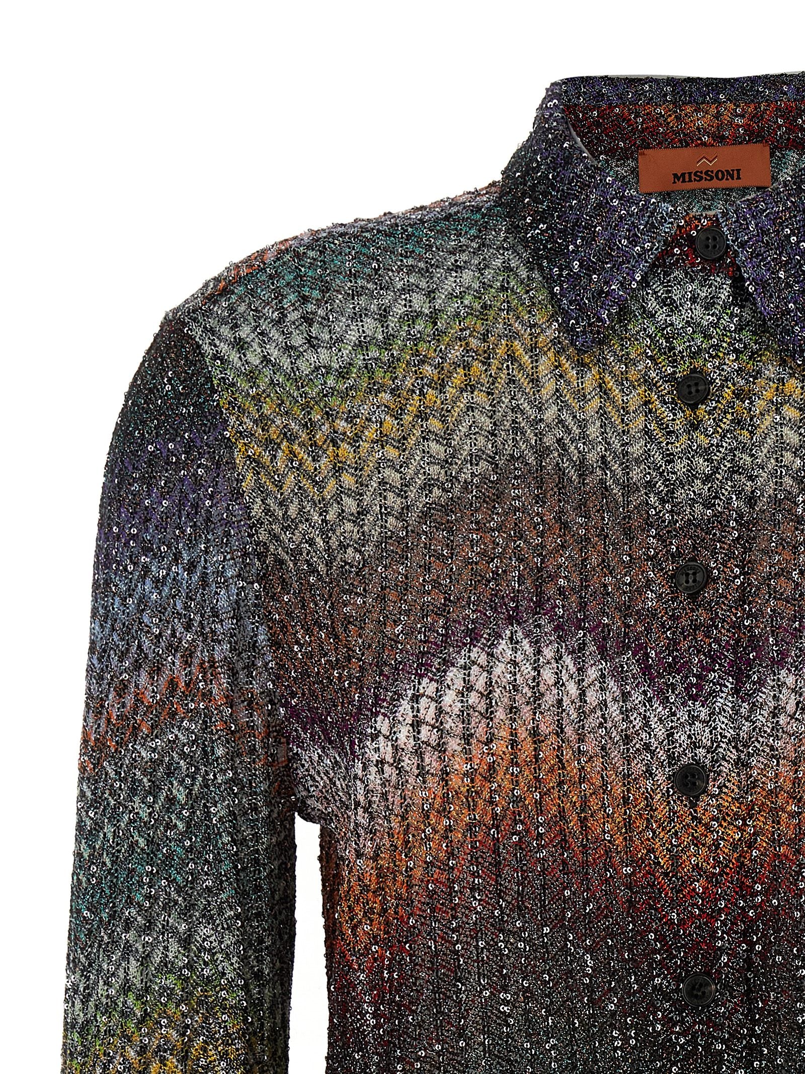 Missoni Sequin And Lamé Viscose Shirt