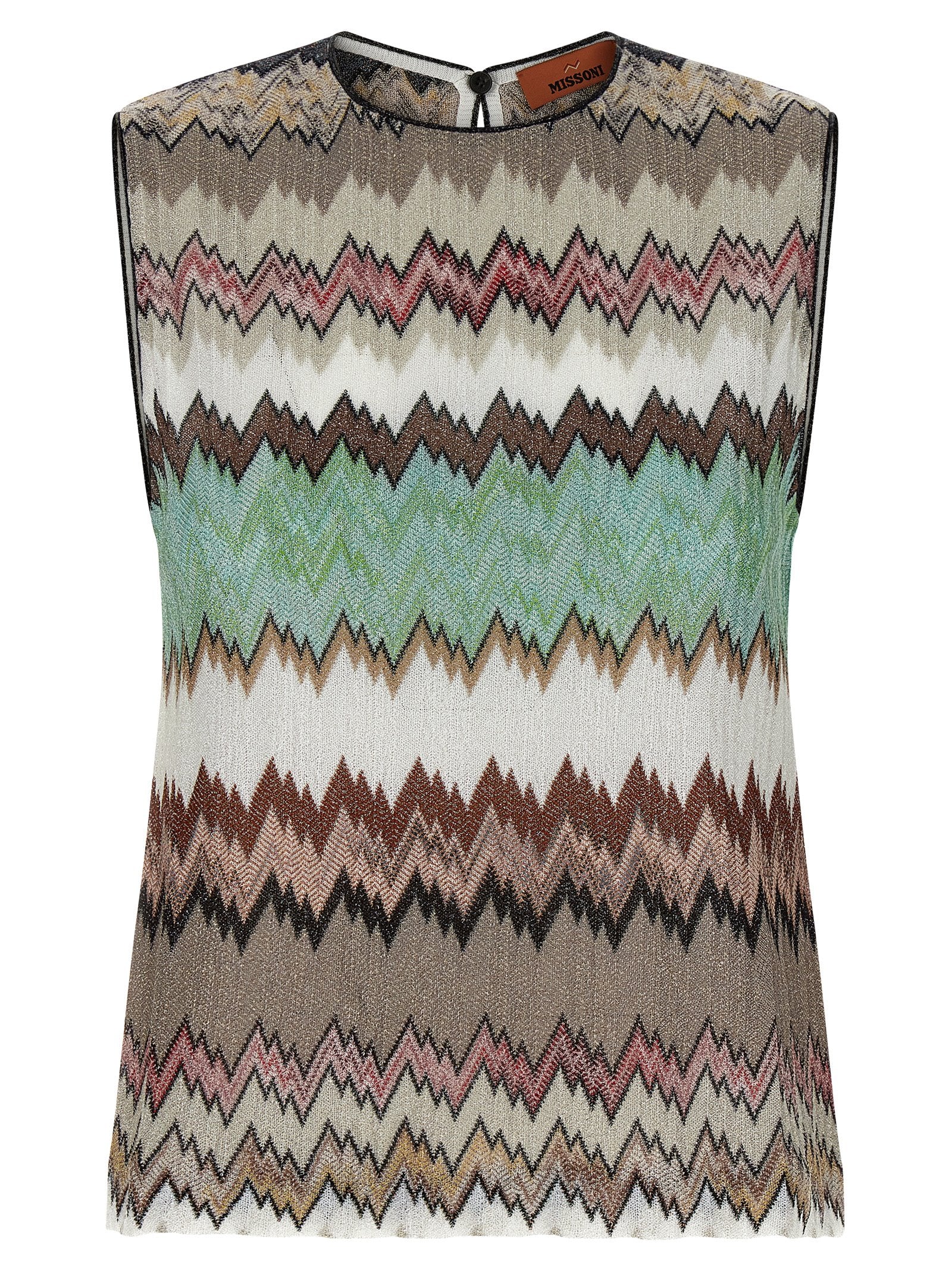 Missoni Zigzag Lamé Top