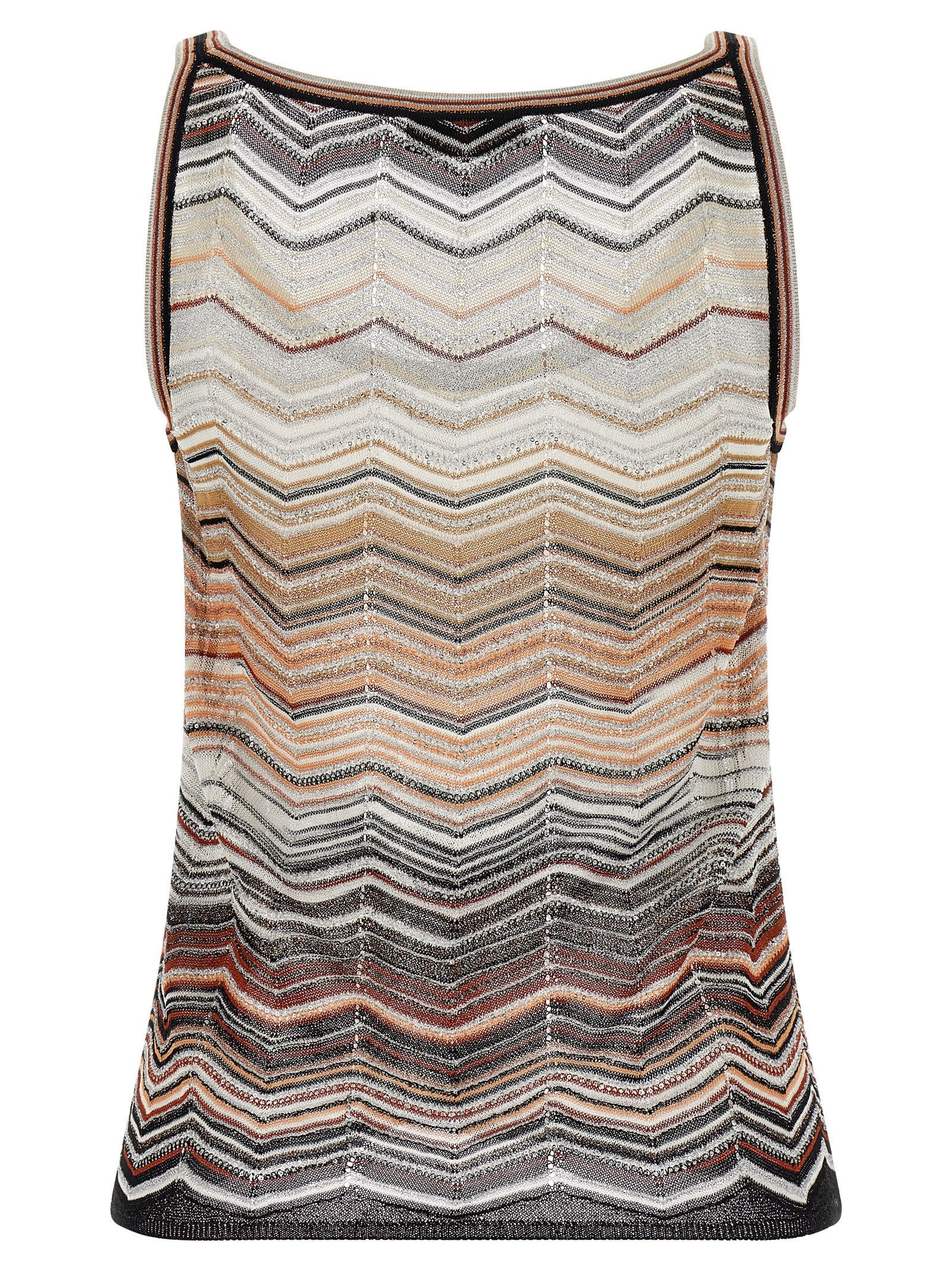 Missoni Tank Top Chevron Lamé