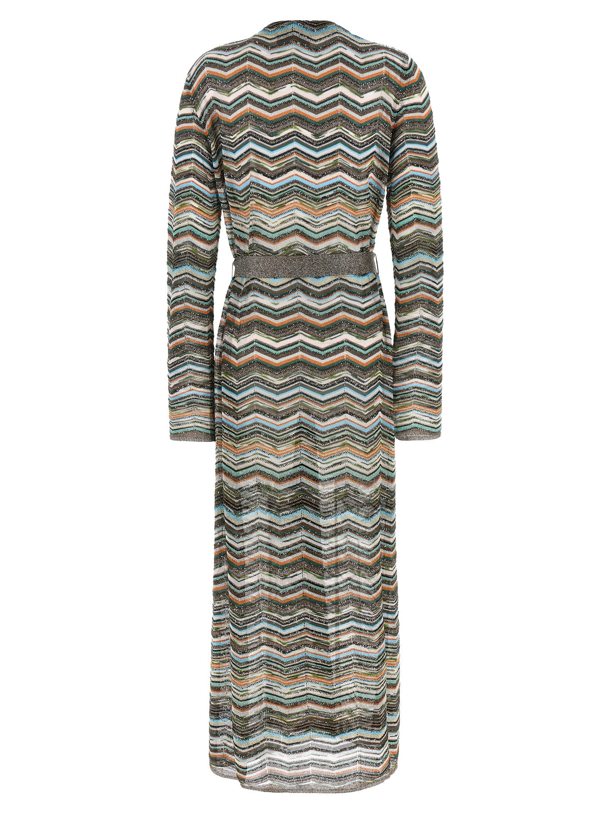 Missoni Chevron Lamé Cardigan