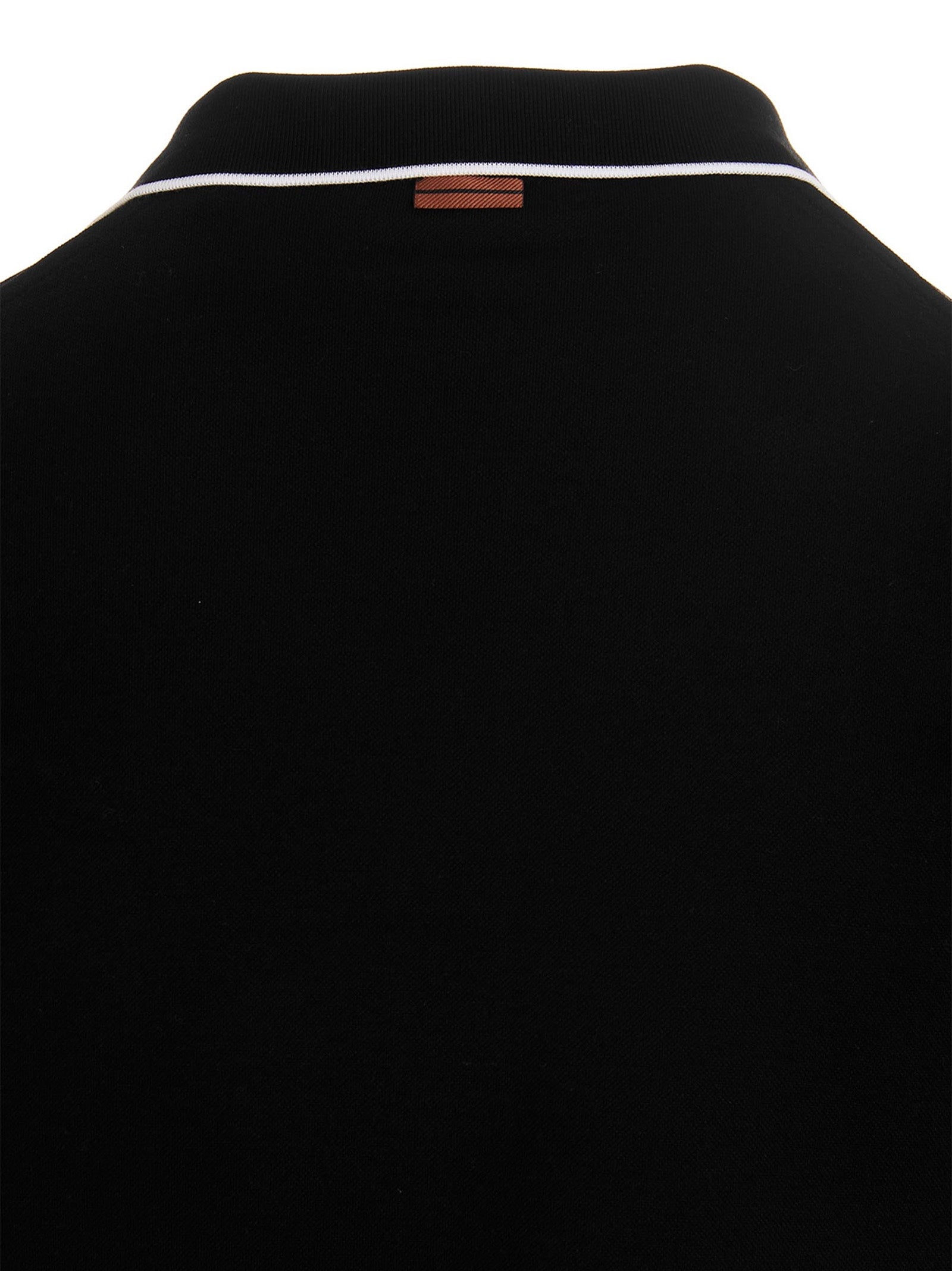 Zegna Embroidered Logo Polo Shirt