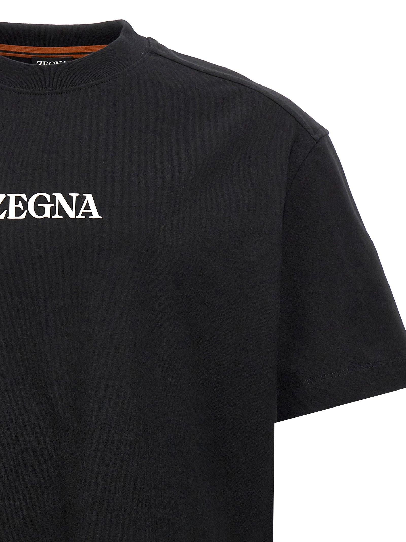 Zegna Rubberized Logo T-Shirt