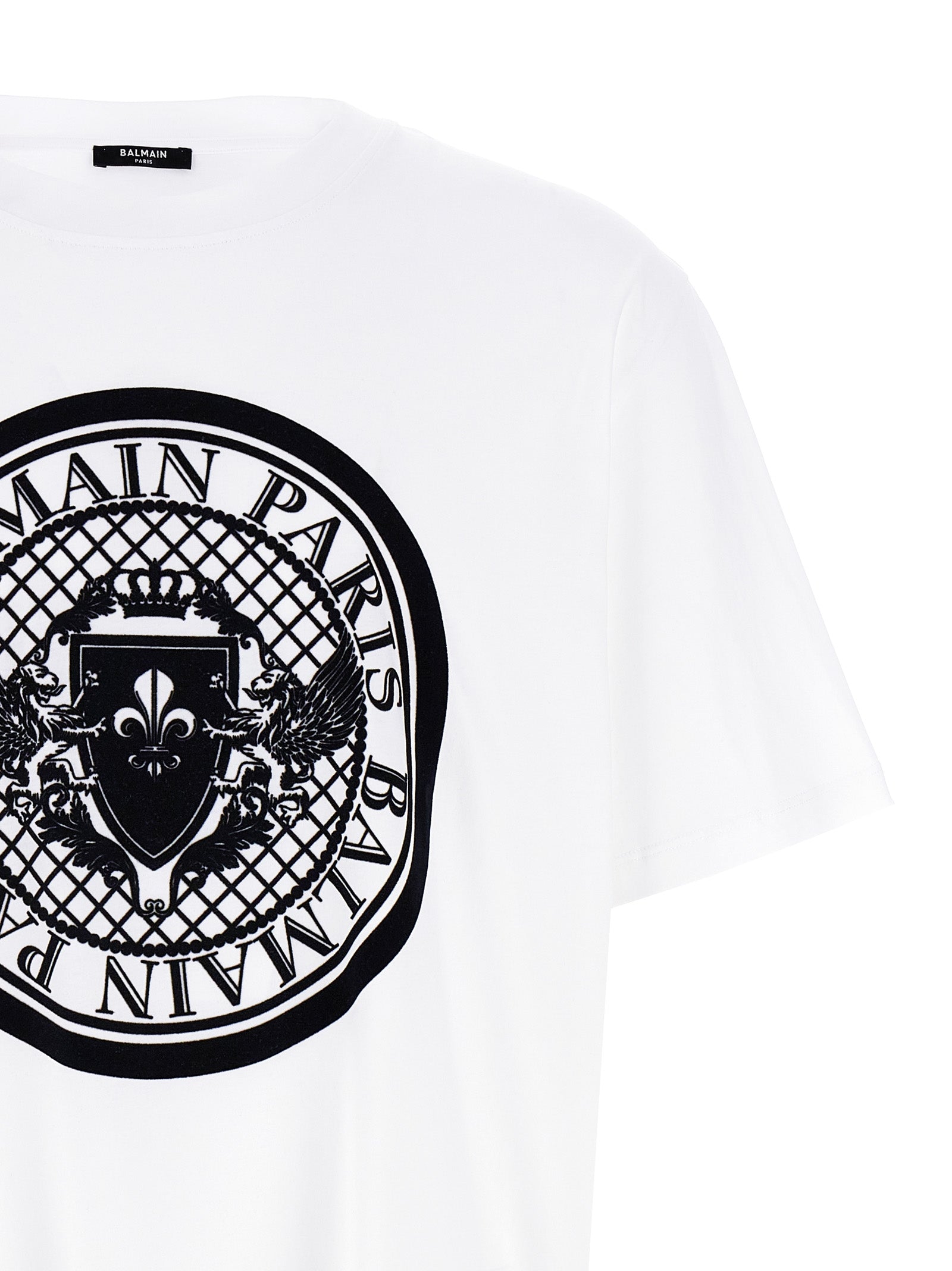 Balmain Velvet Logo T-Shirt