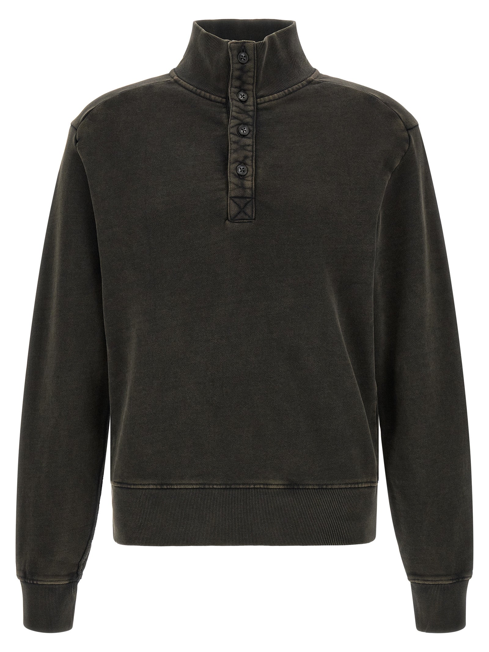 Entire Studios Buttoned Turtleneck Sweatshirt