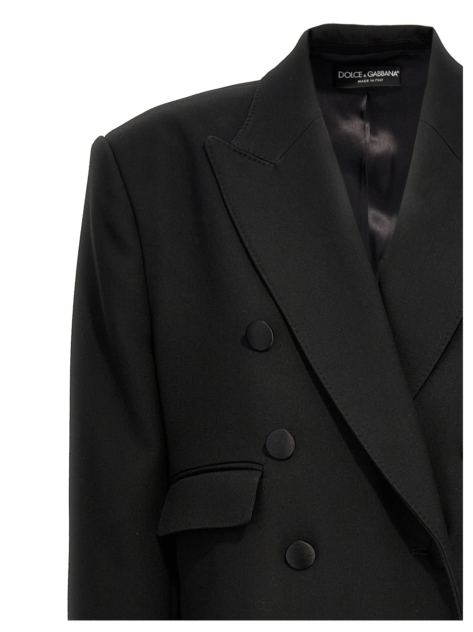 Dolce & Gabbana Long Tuxedo Coat