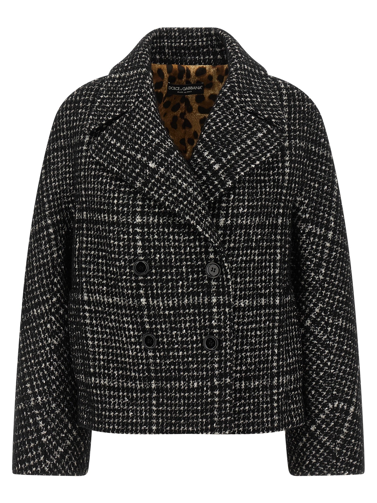 Dolce & Gabbana Houndstooth Coat