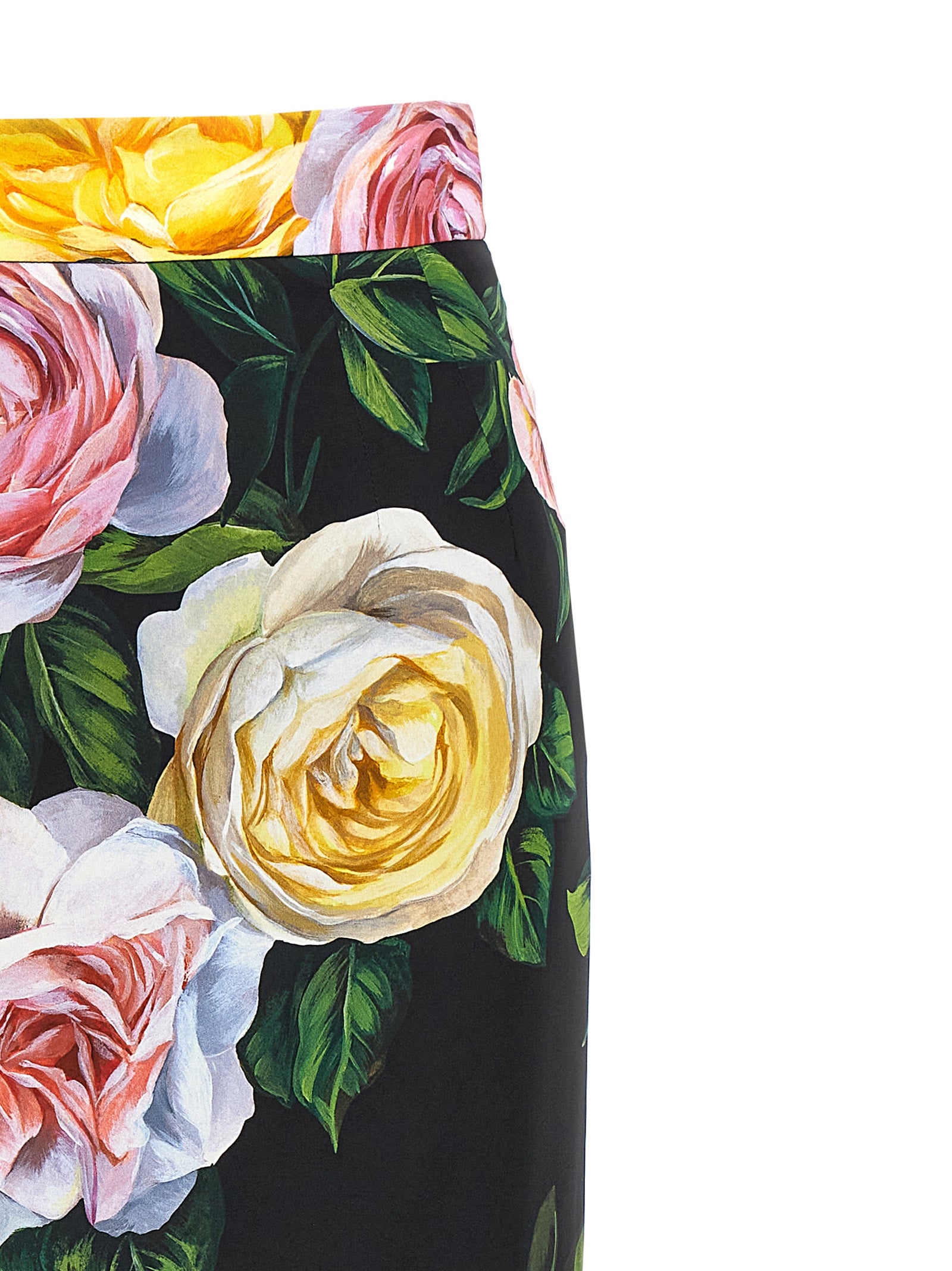 Dolce & Gabbana Floral Longuette Skirt