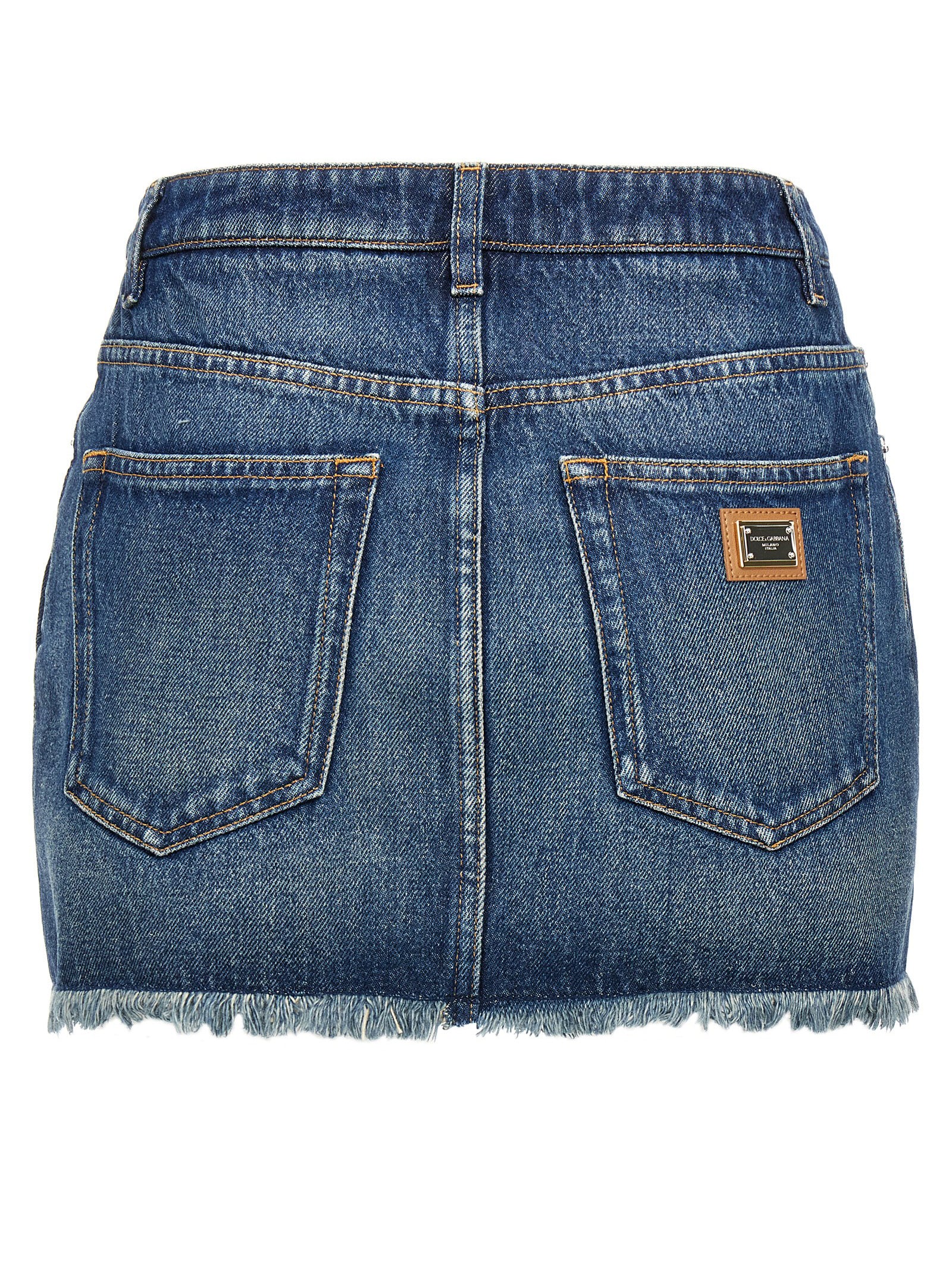 Dolce & Gabbana Denim Mini Skirt