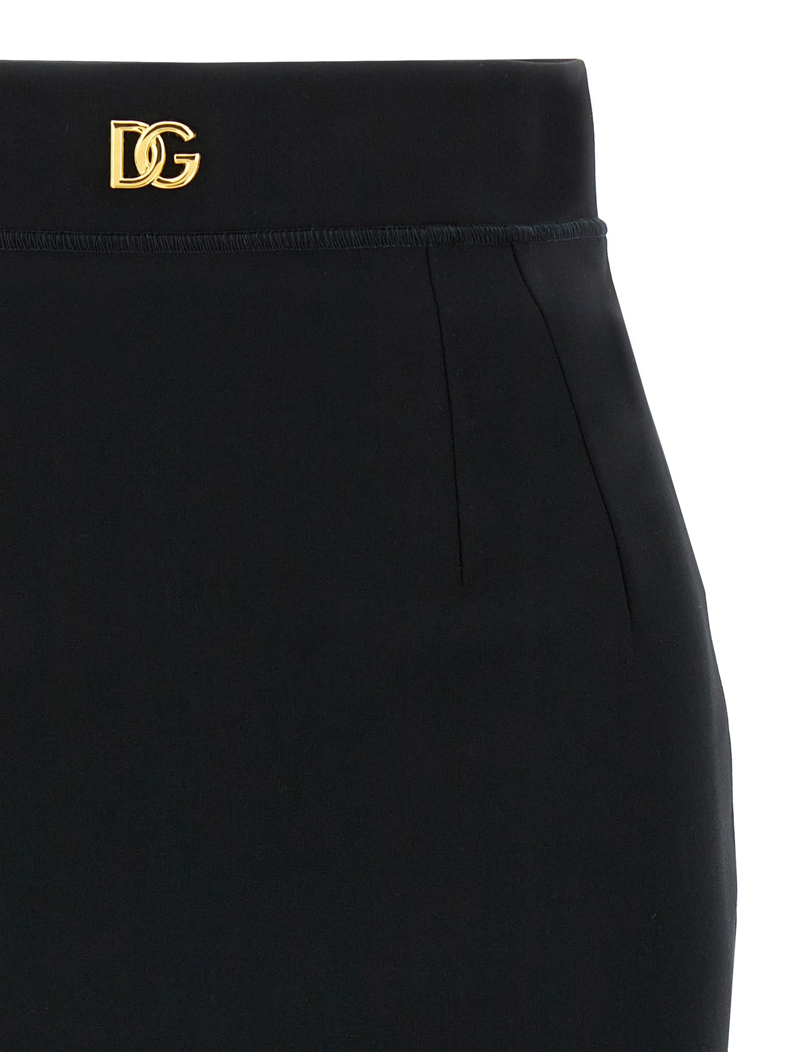 Dolce & Gabbana Logo Stretch Skirt