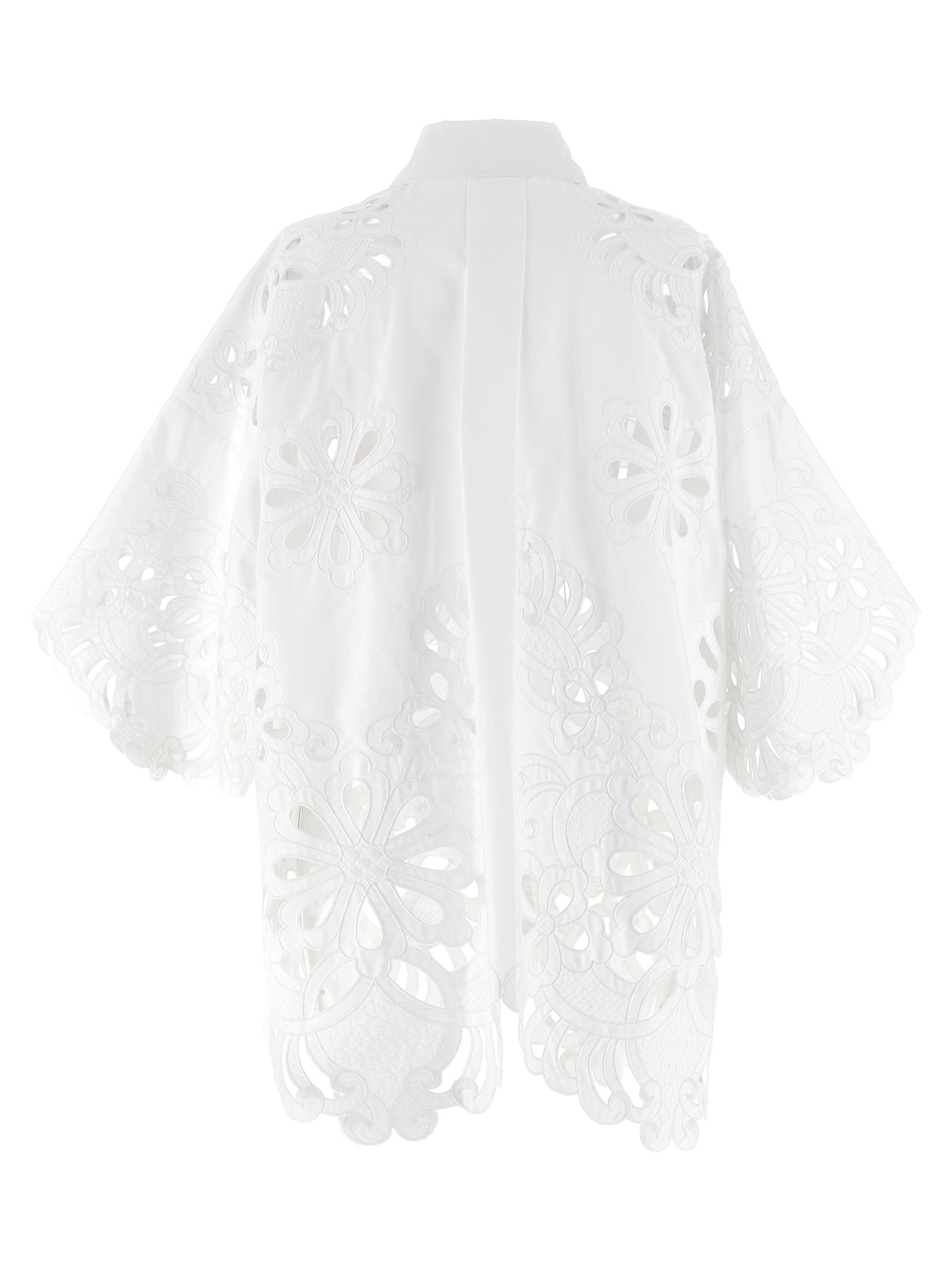 Dolce & Gabbana Cut-Out Embroidery Shirt