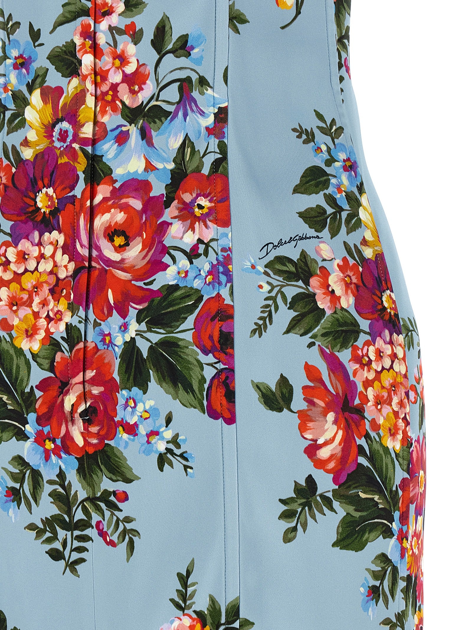 Dolce & Gabbana 'Mazzo Di Fiori' Print Dress