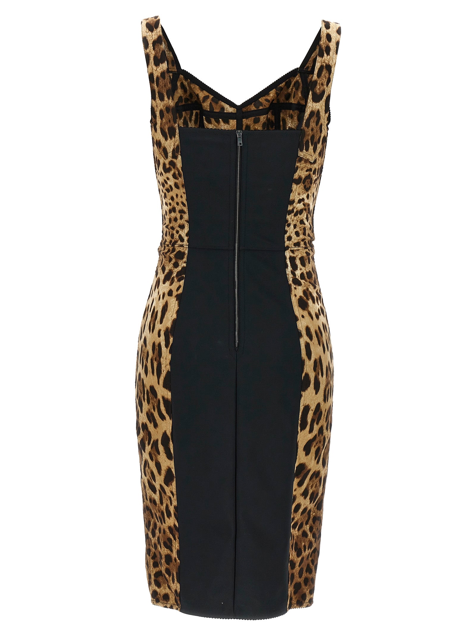 Dolce & Gabbana 'Leopardo' Corset Dress