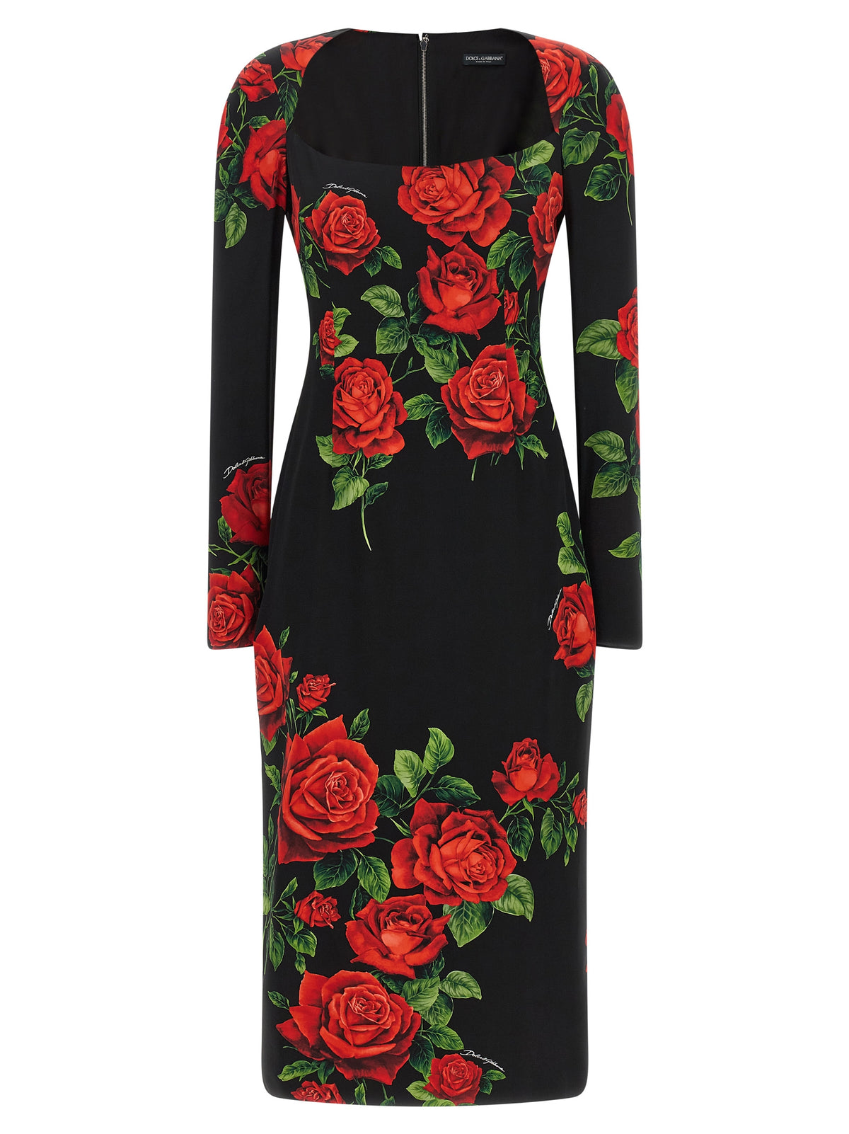 Dolce & Gabbana 'Rose' Longuette Dress