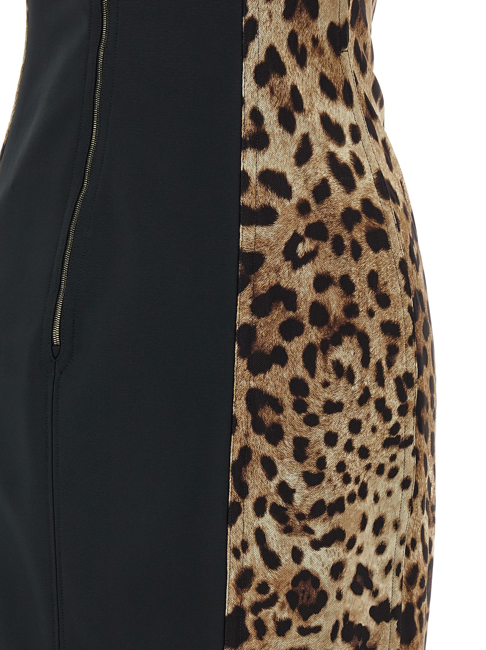 Dolce & Gabbana Animal-Print Corset Dress