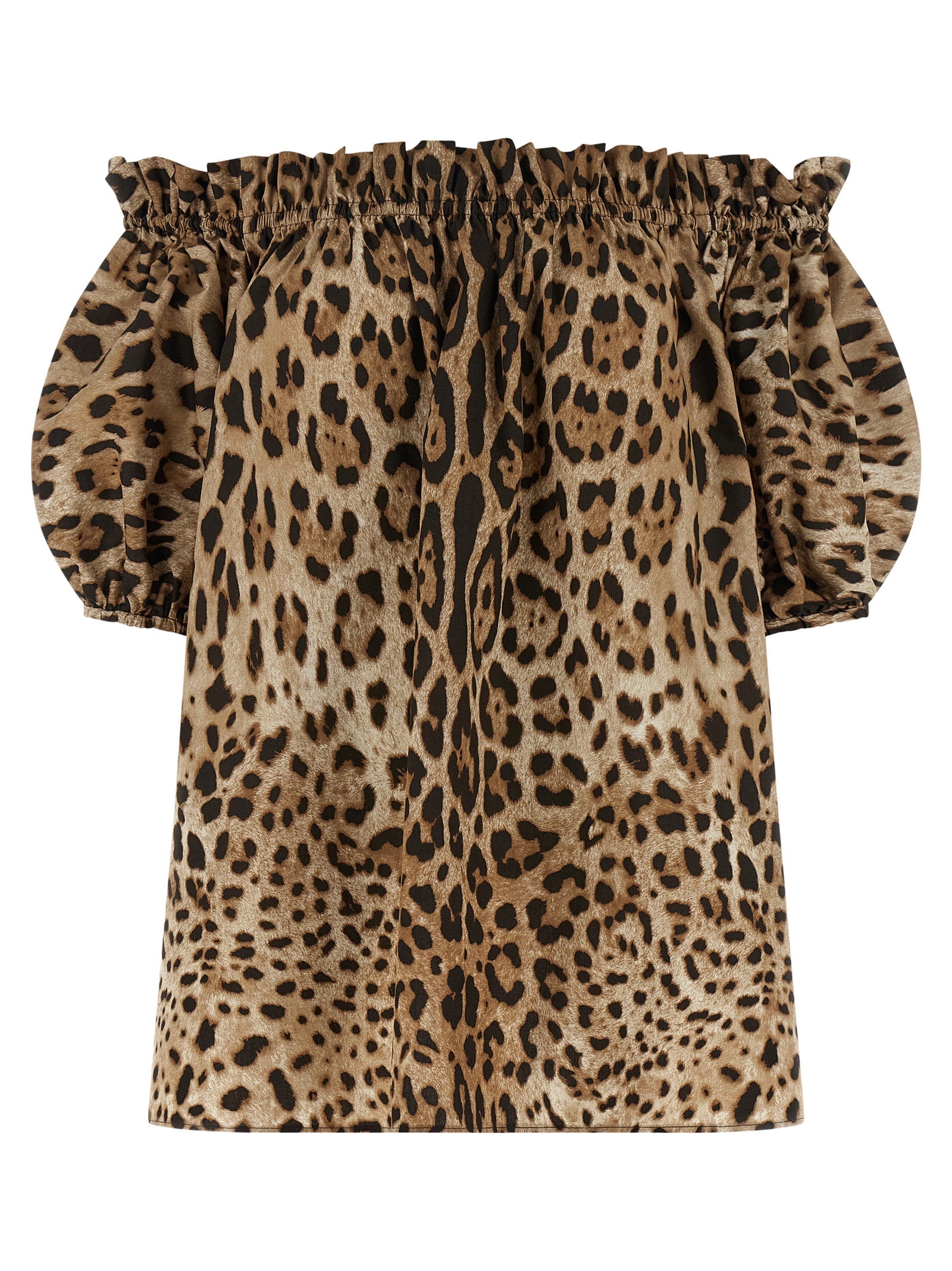 Dolce & Gabbana Animal Print Cotton Top