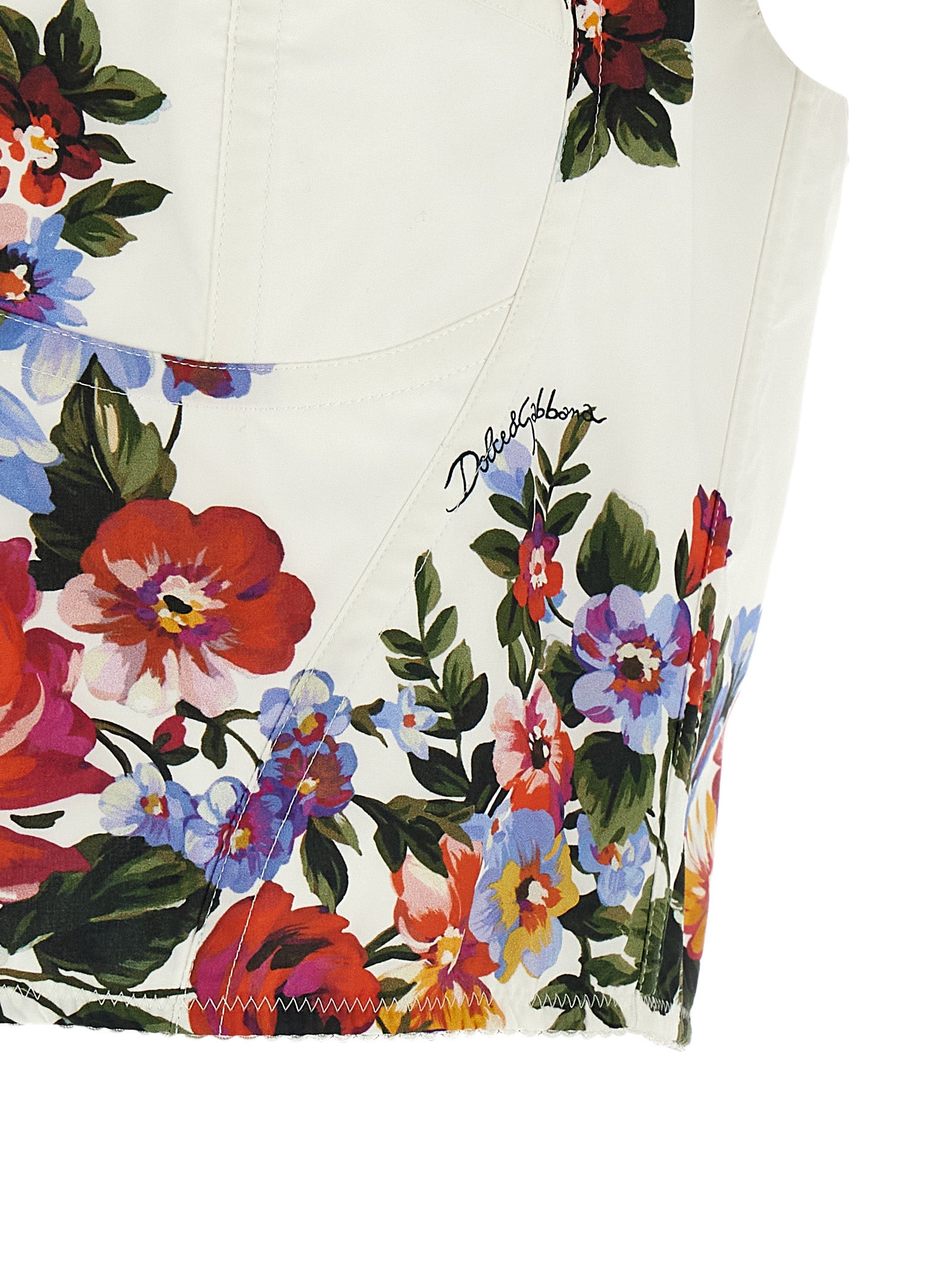 Dolce & Gabbana 'Mazzo Di Fiori' Print Top