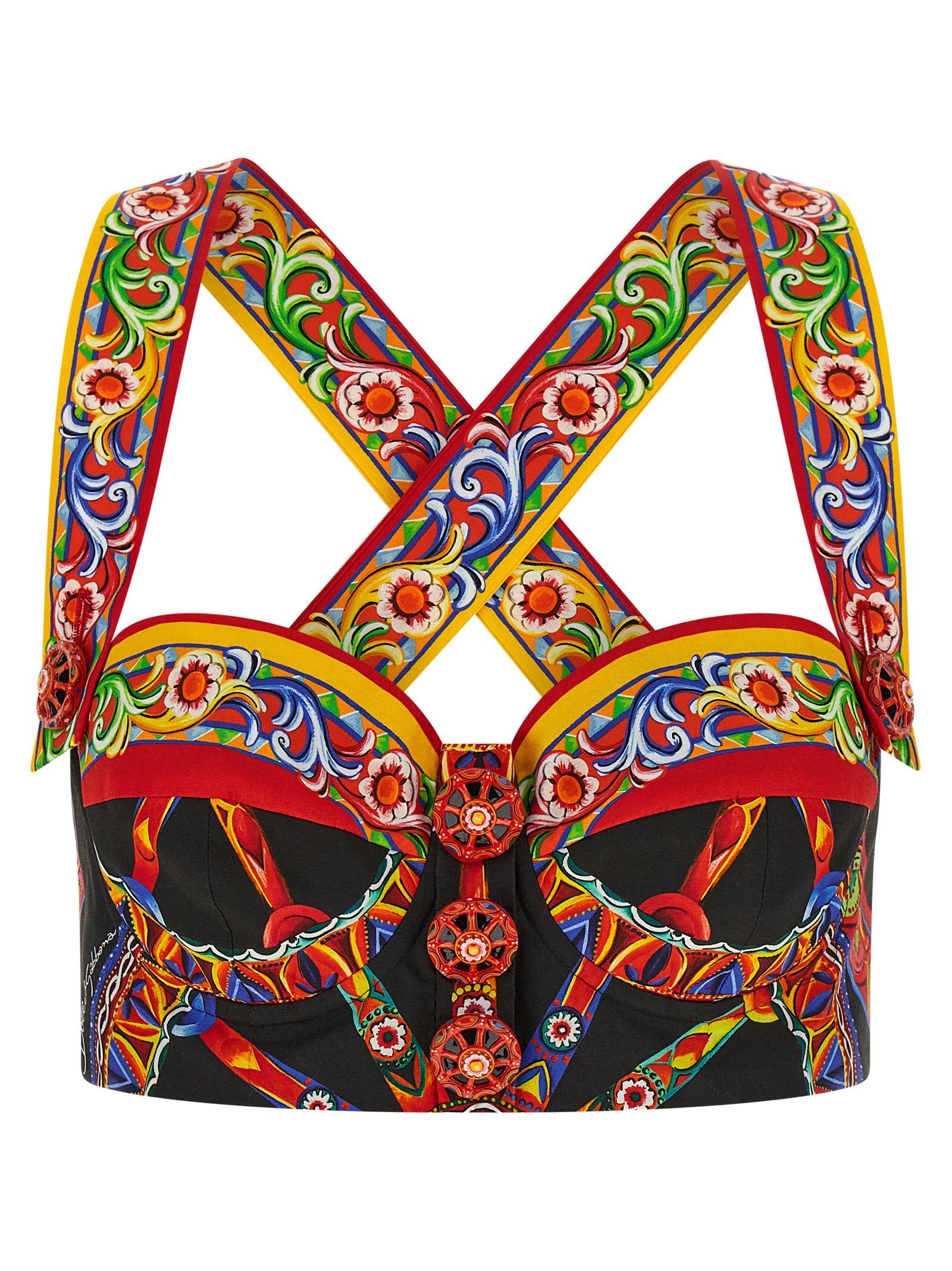 Dolce & Gabbana 'Carretto' Bustier Top
