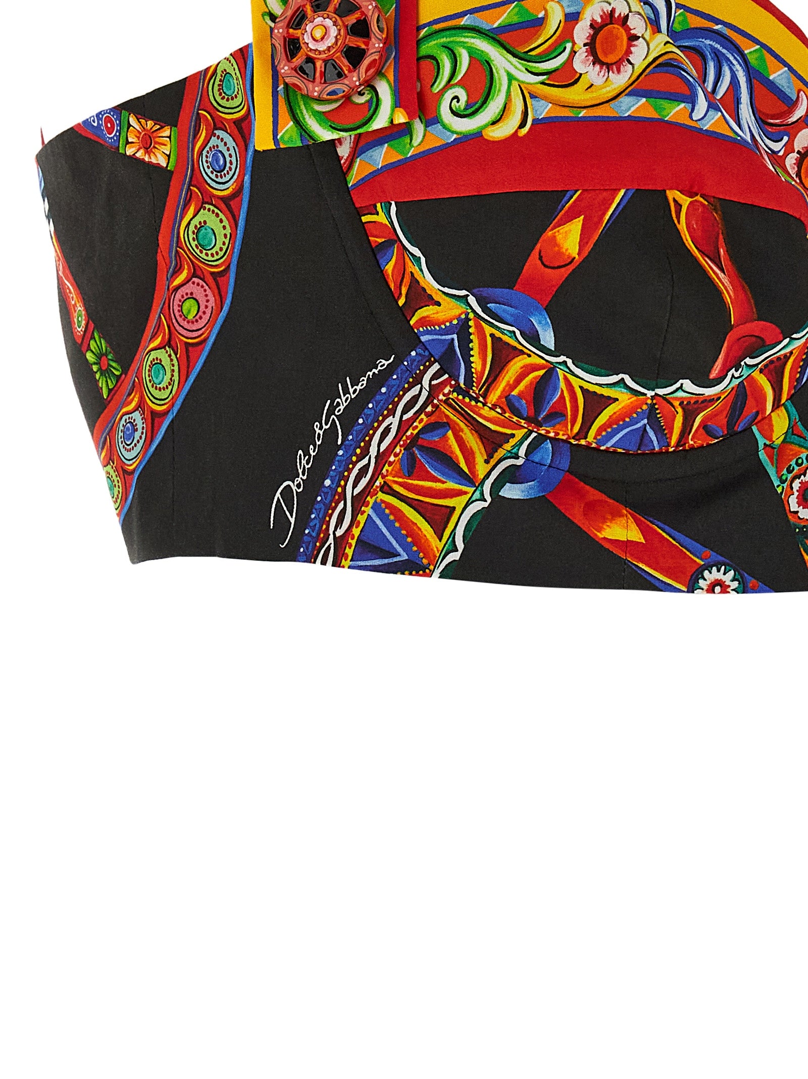 Dolce & Gabbana 'Carretto' Bustier Top