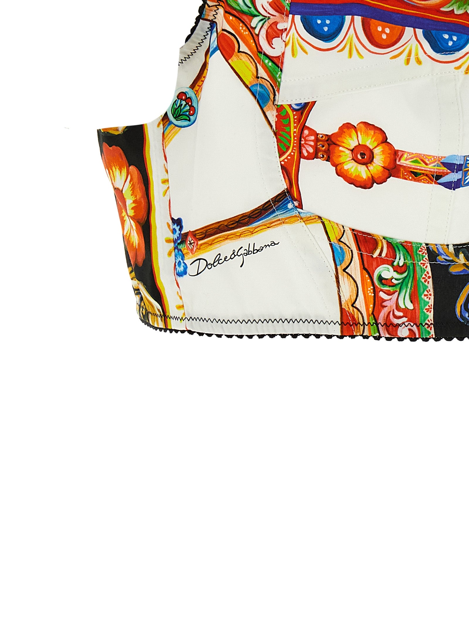 Dolce & Gabbana 'Carretto' Crop Top