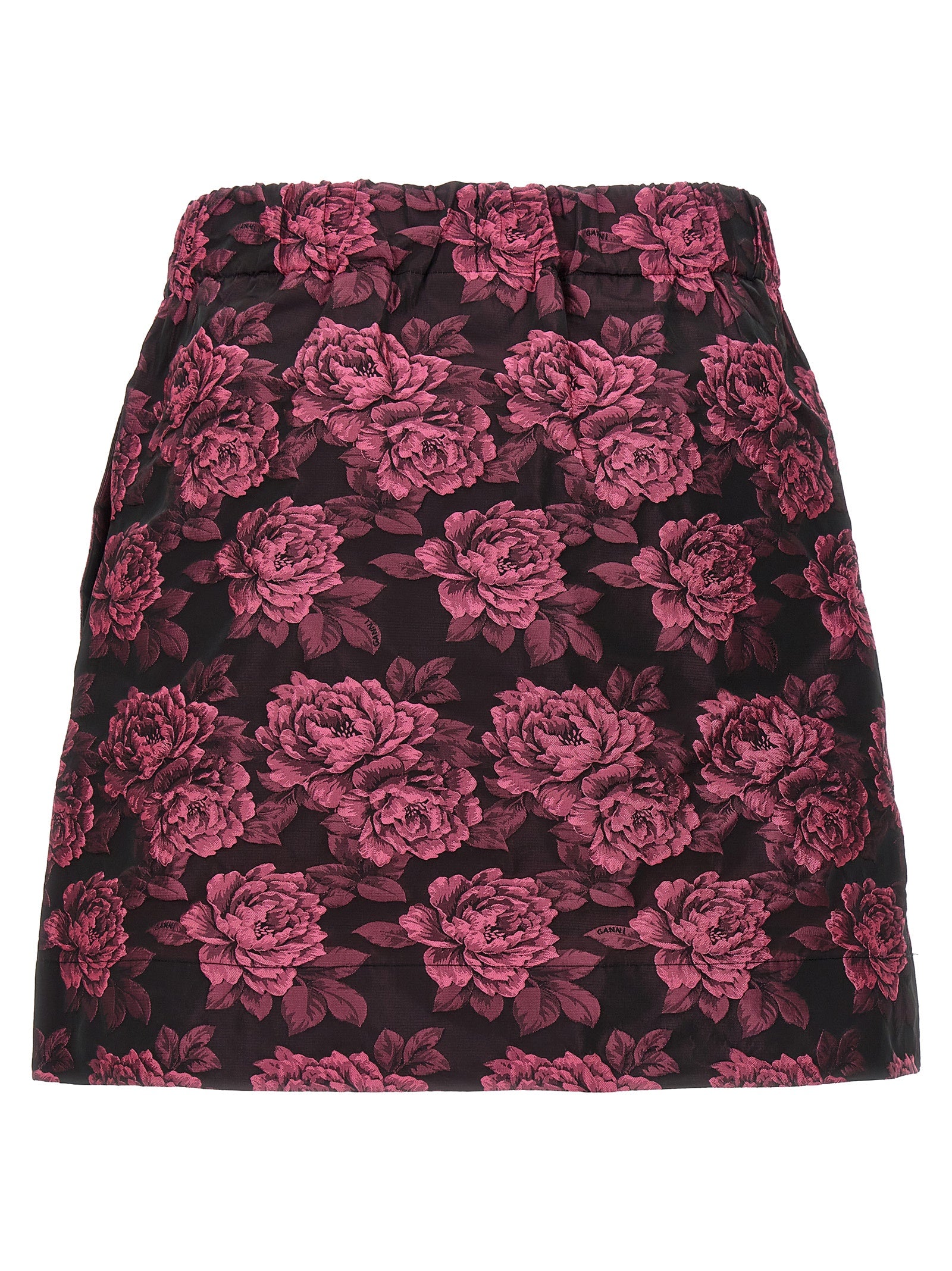 Ganni Floral Jacquard Skirt