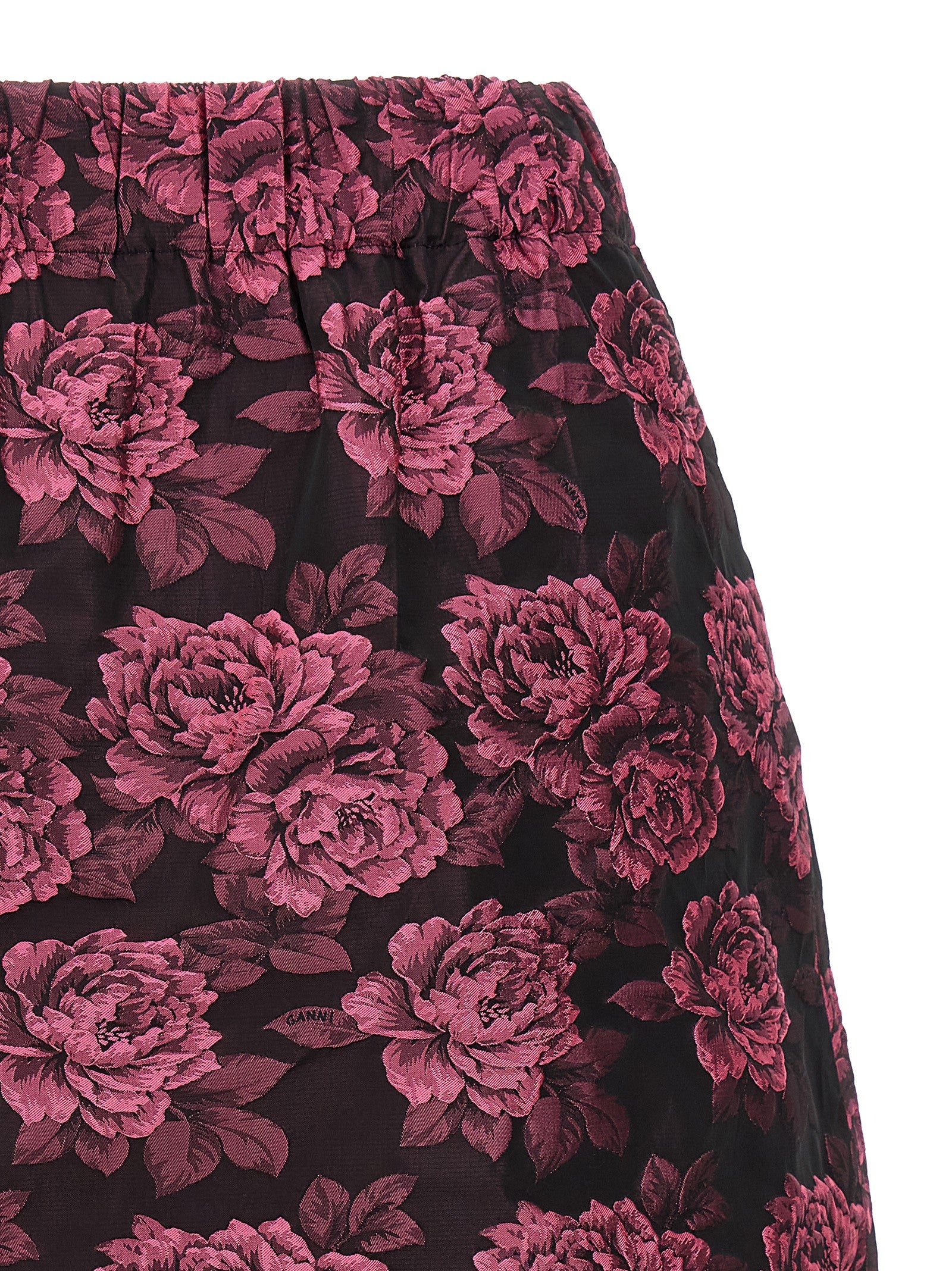 Ganni Floral Jacquard Skirt