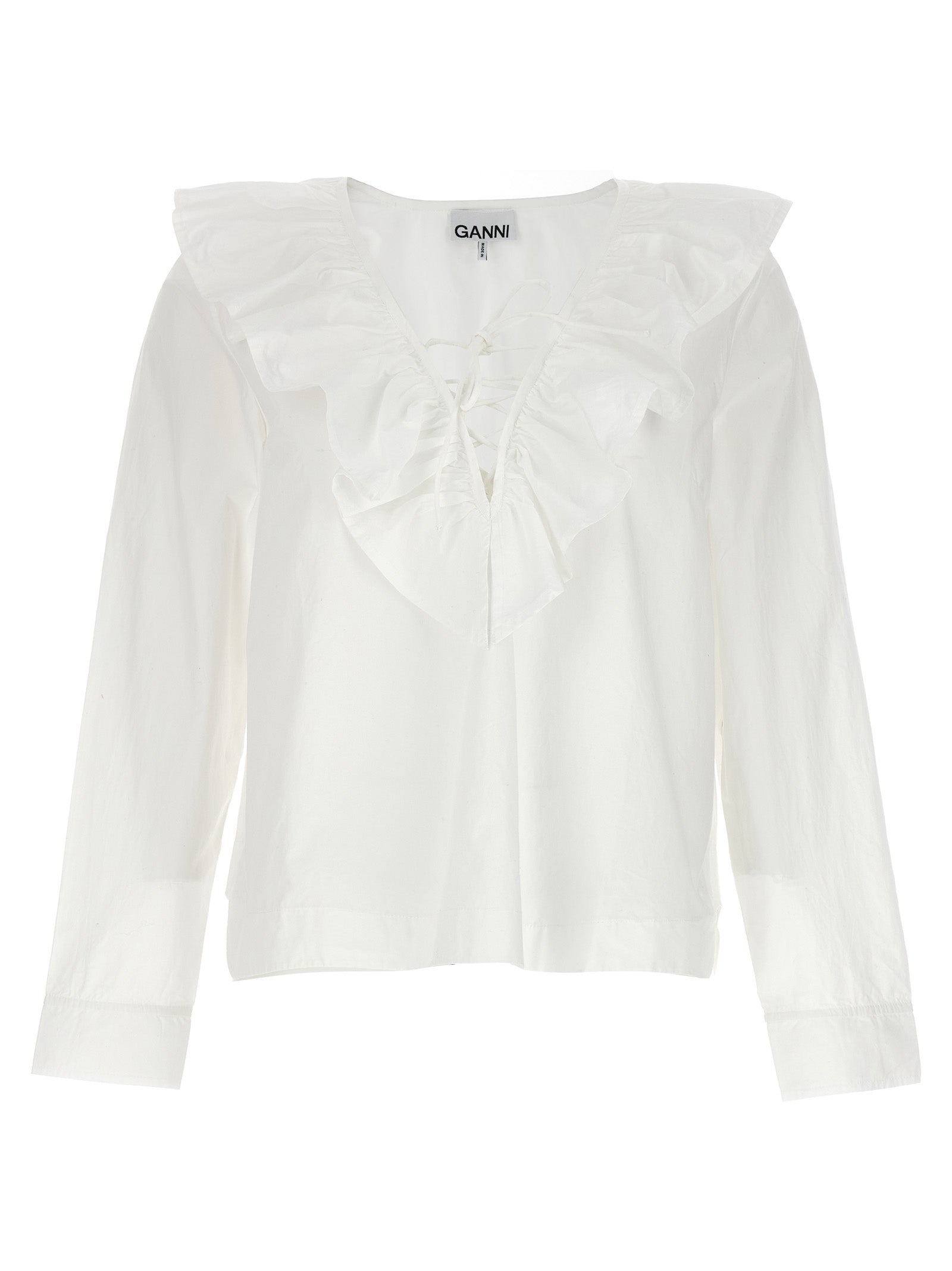 Ganni Ruffles Shirt