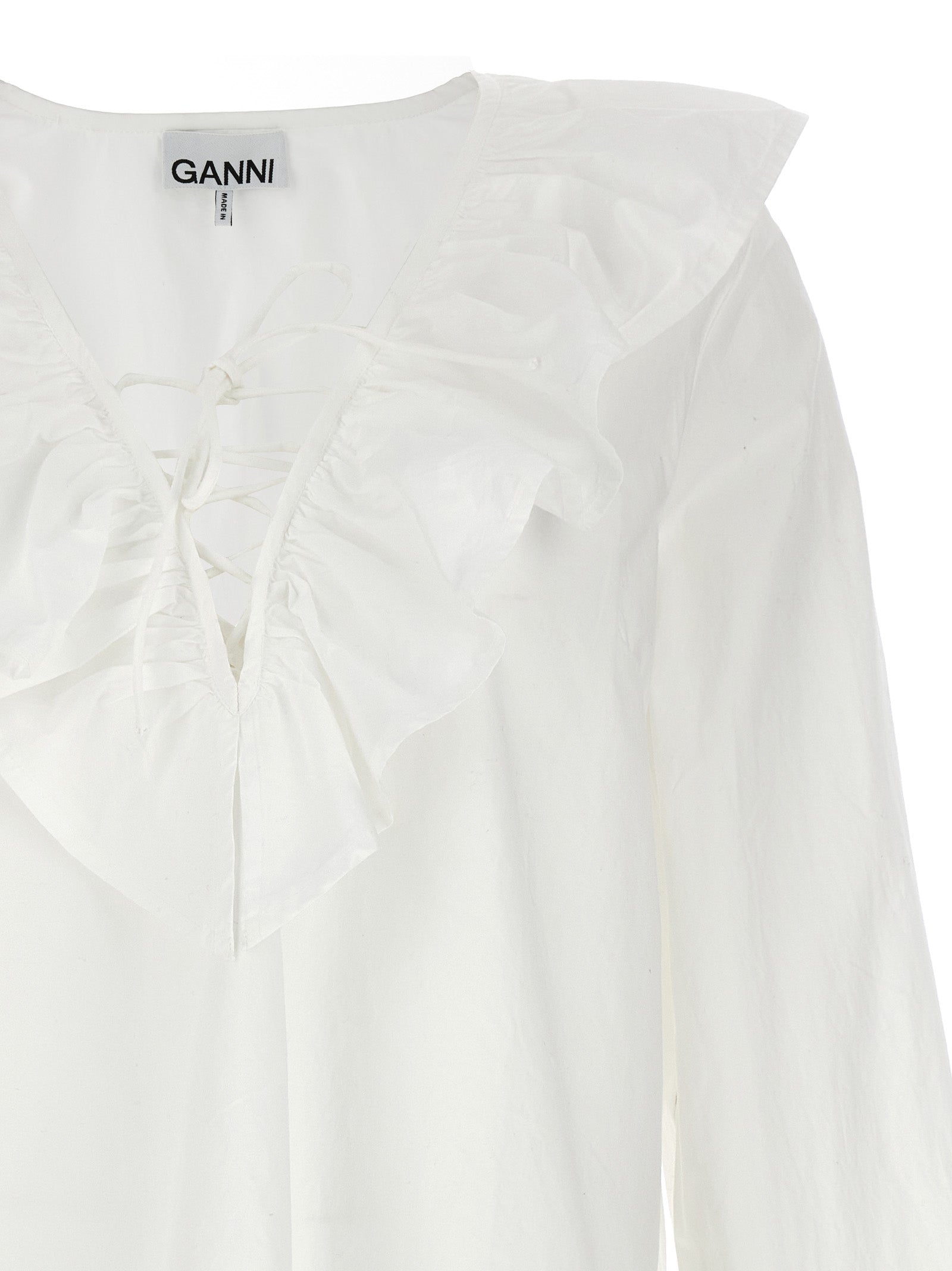 Ganni Ruffles Shirt