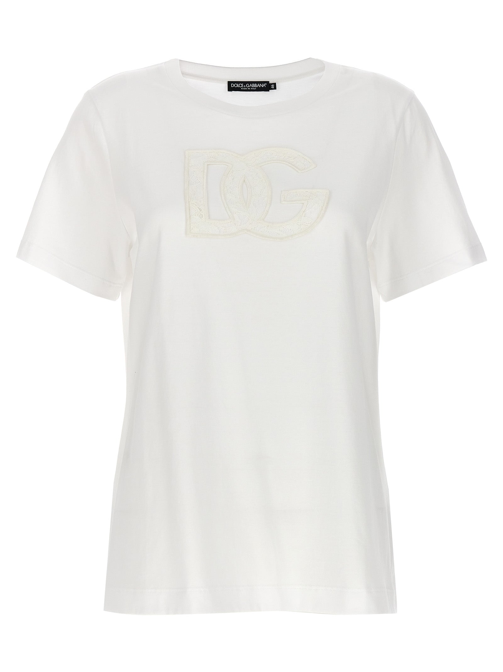 Dolce & Gabbana Lace Logo T-Shirt