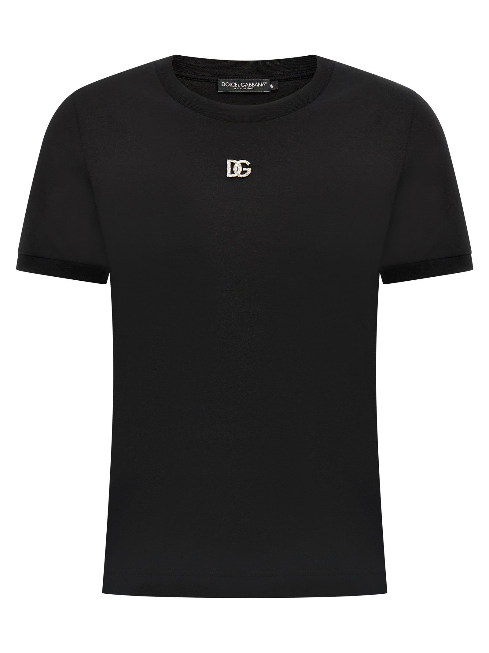 Dolce & Gabbana Rhinestone Logo T-Shirt