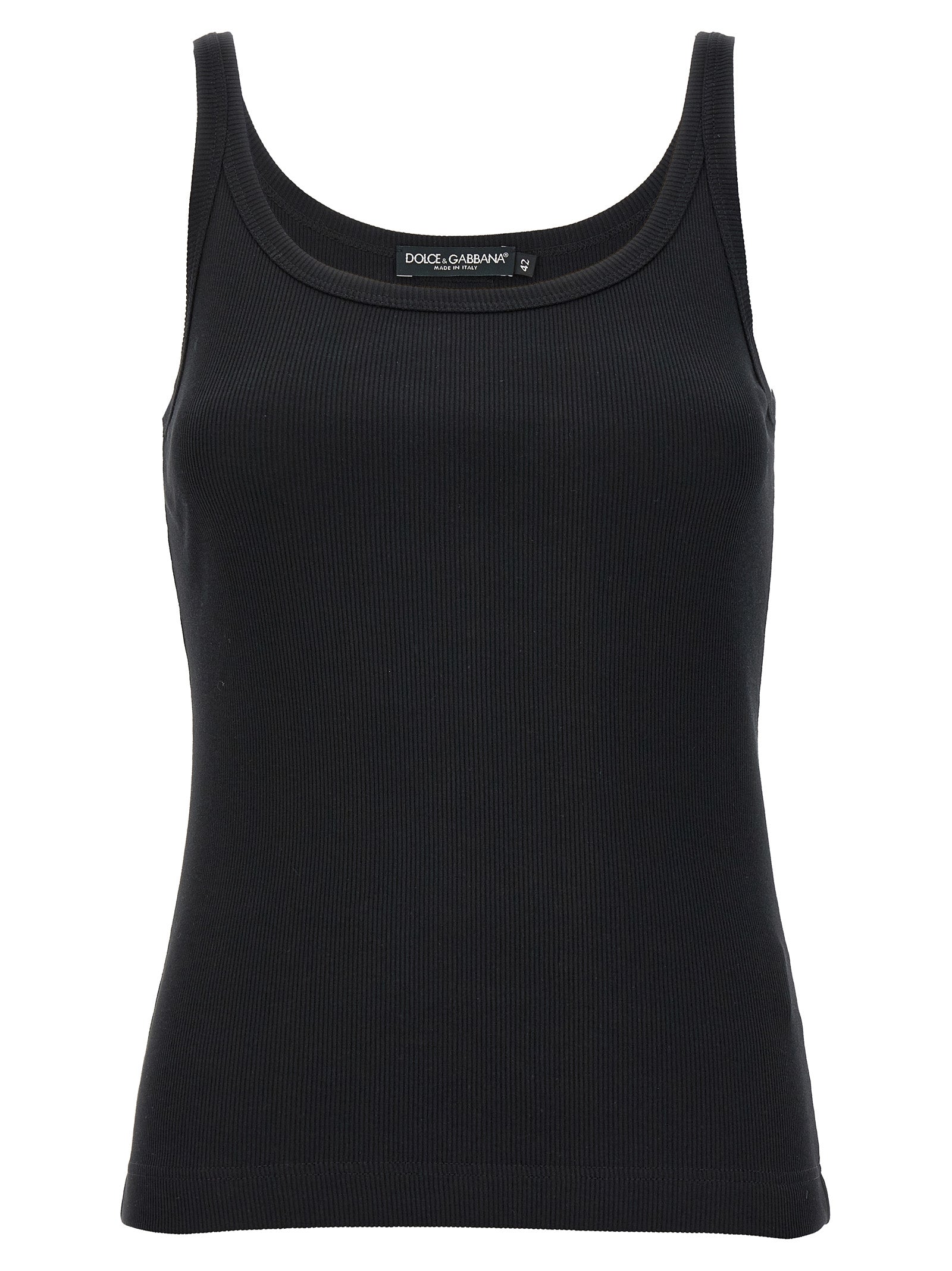 Dolce & Gabbana Ribbed Tank Top