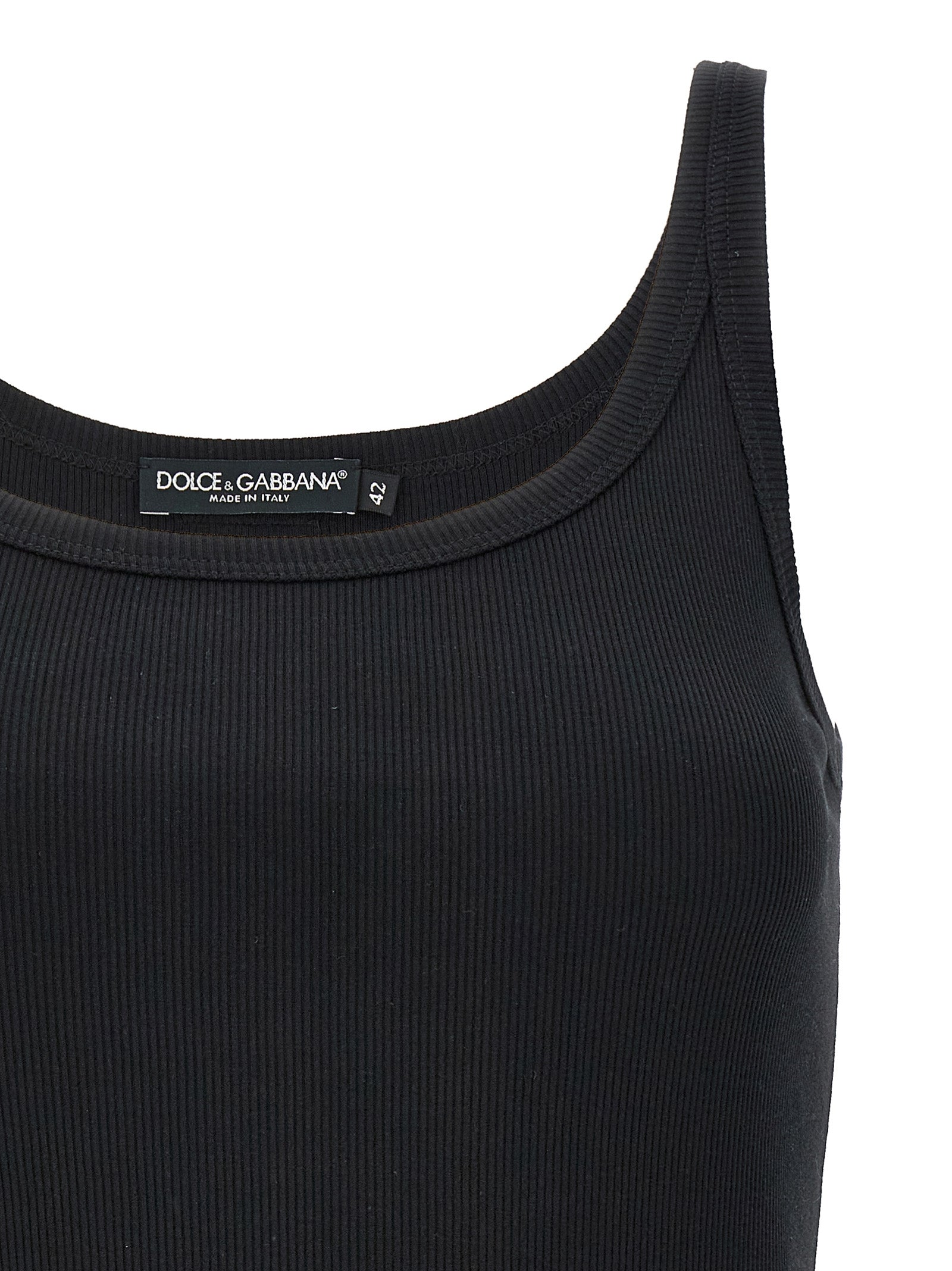 Dolce & Gabbana Ribbed Tank Top