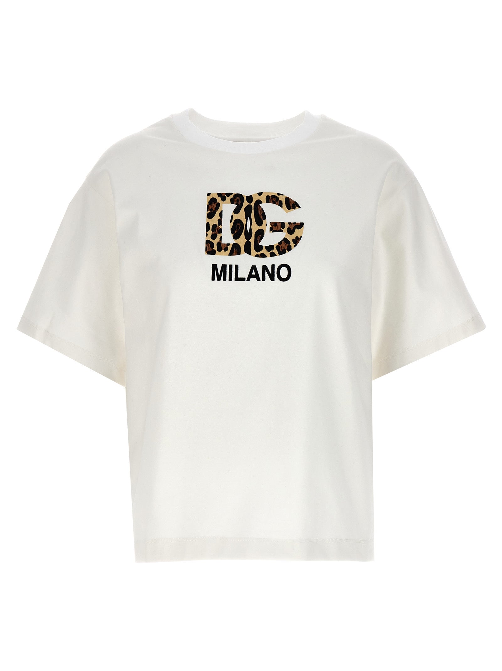 Dolce & Gabbana Flocked Logo T-Shirt