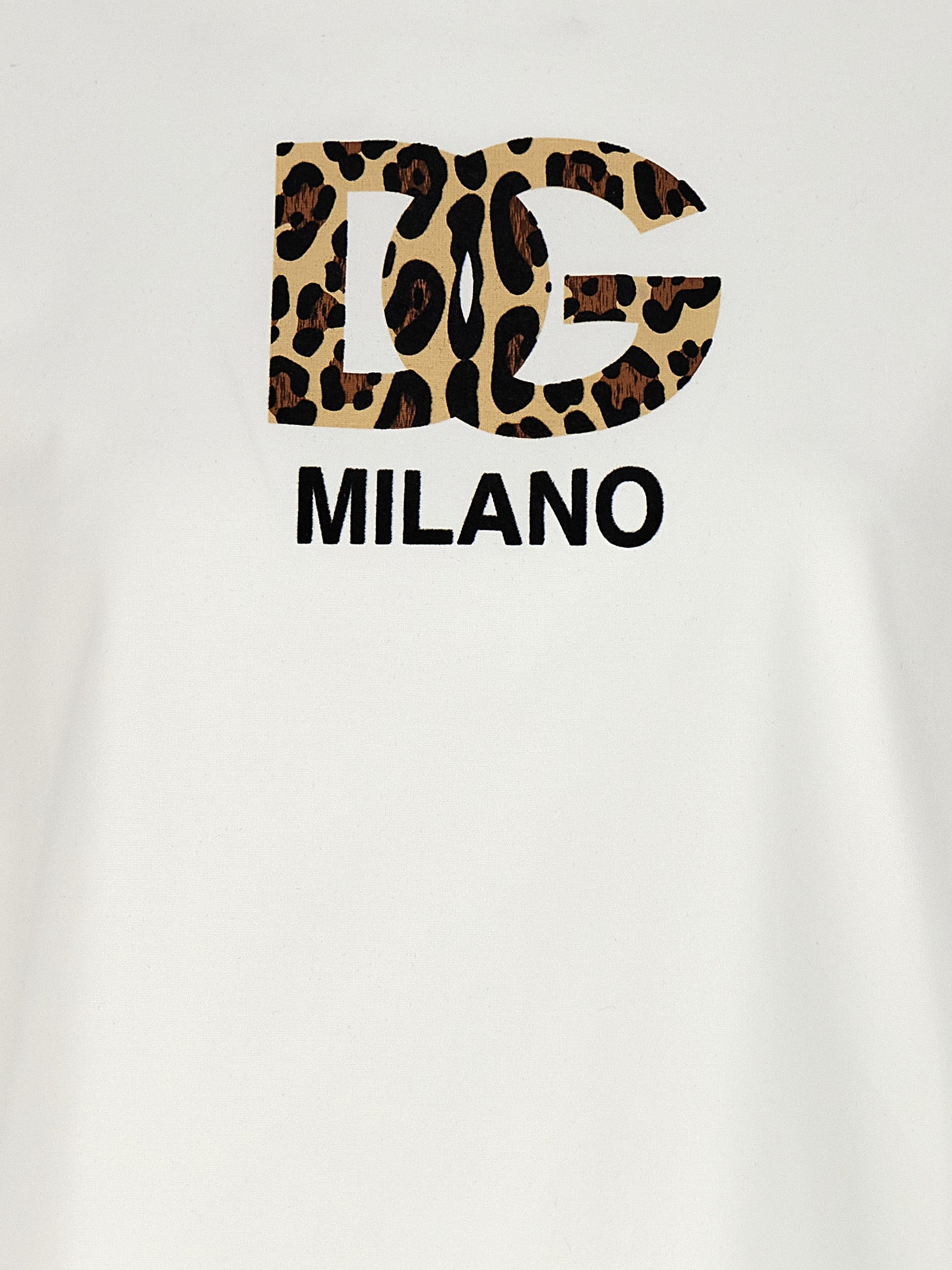 Dolce & Gabbana Flocked Logo T-Shirt