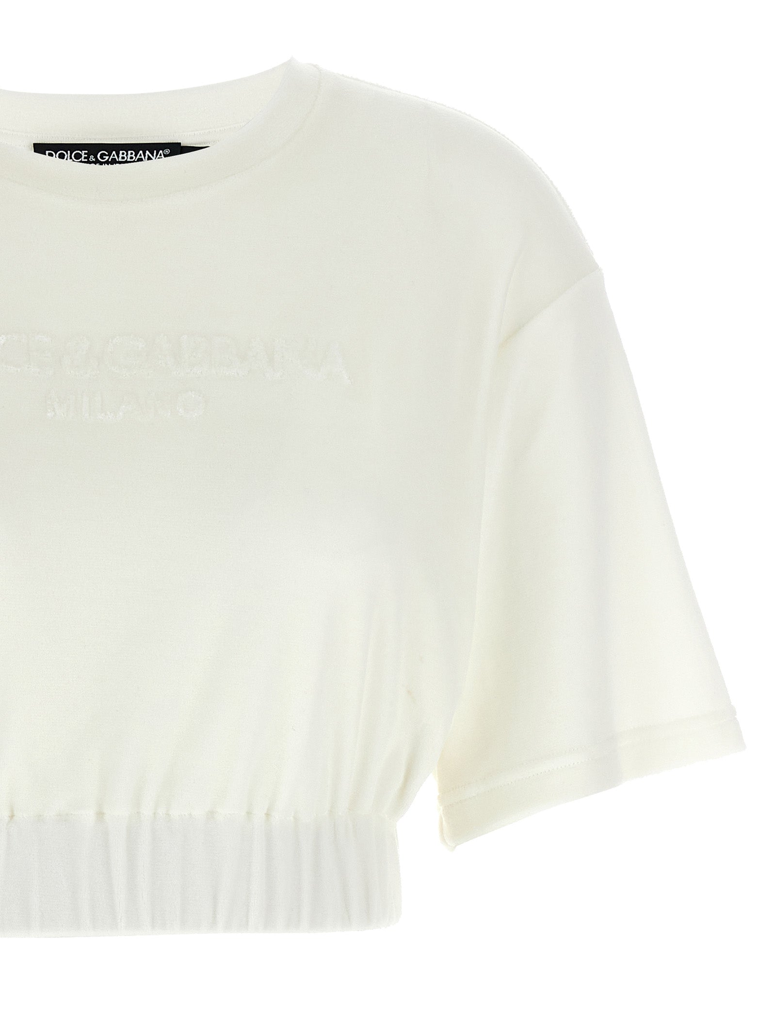 Dolce & Gabbana Logo Chenille Top