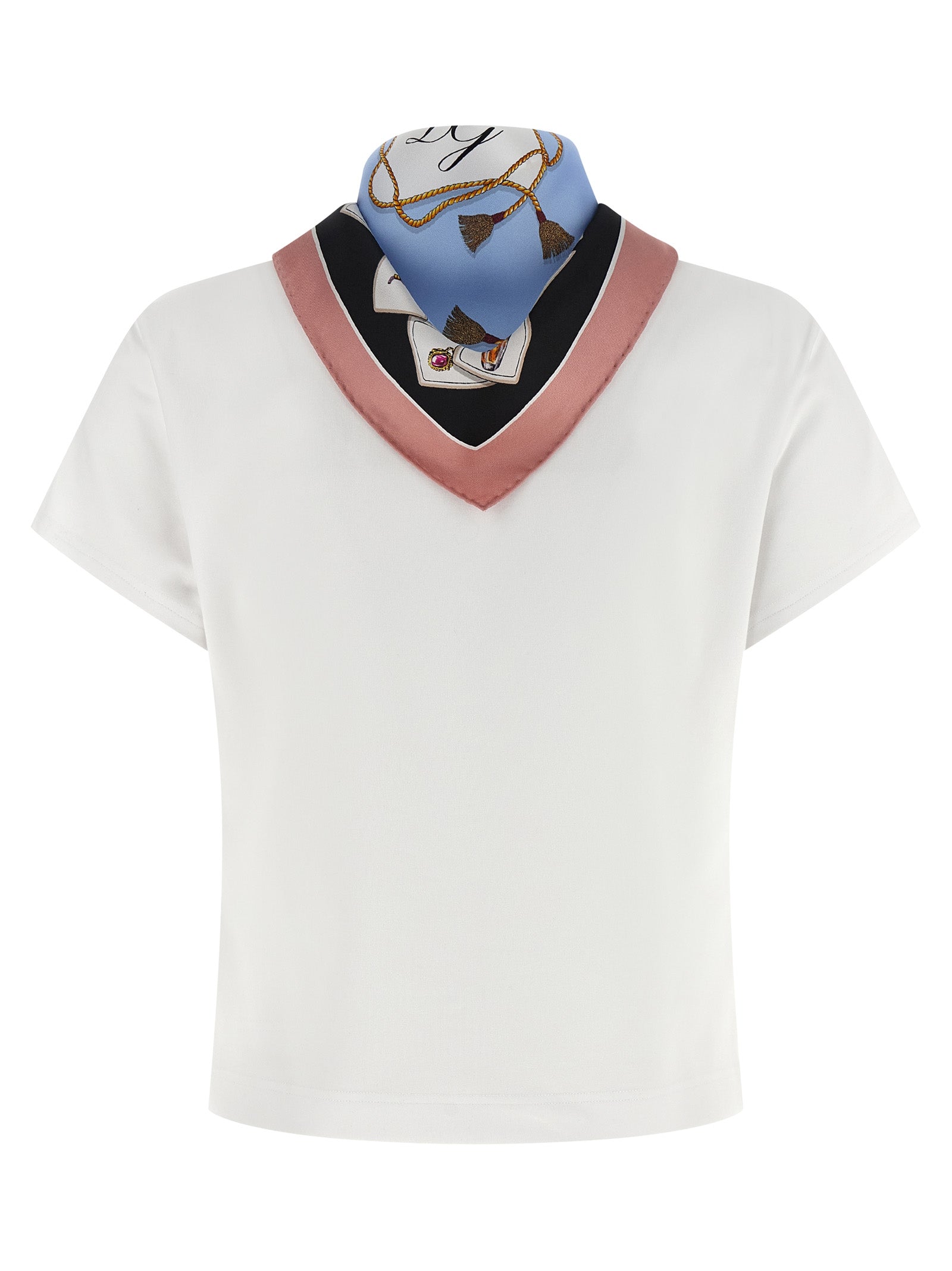 Dolce & Gabbana T-Shirt With Scarf