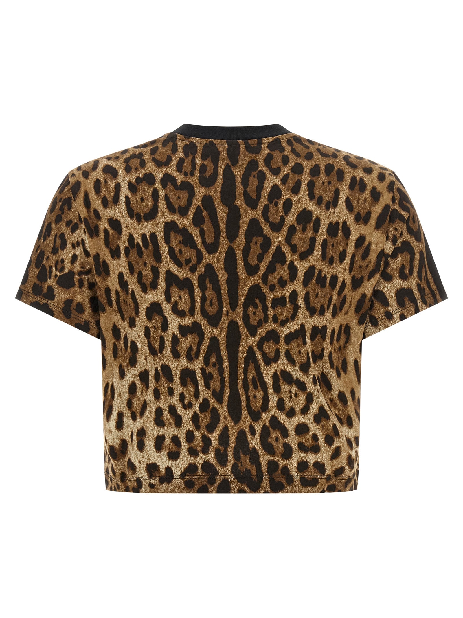 Dolce & Gabbana 'Leo' Cropped T-Shirt