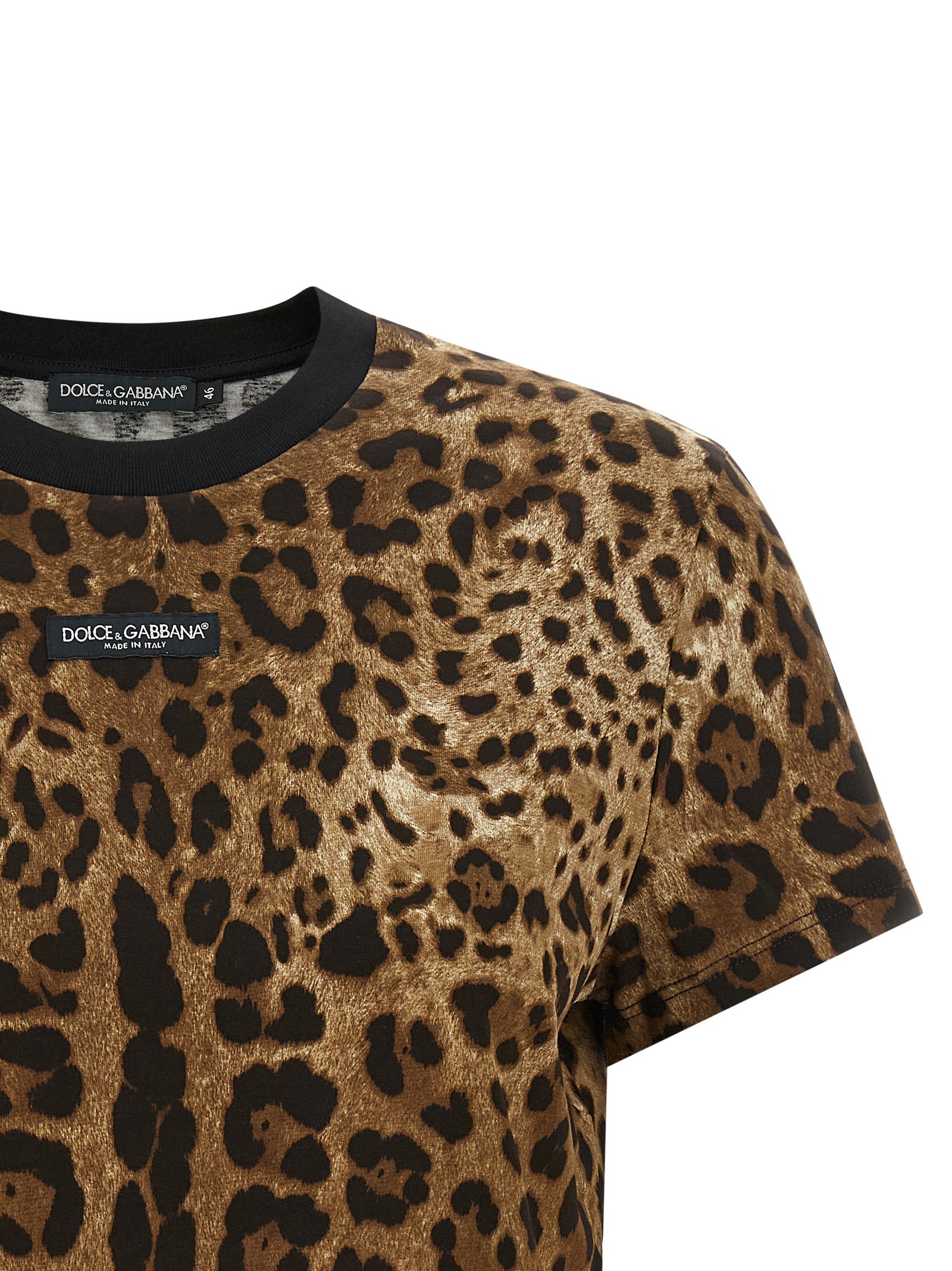Dolce & Gabbana 'Leo' Cropped T-Shirt